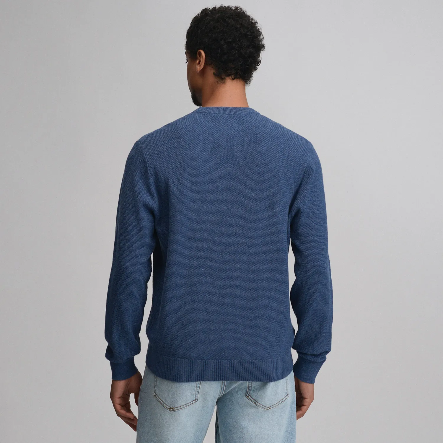 Eddie Bauer Classic Crew Solid pulover barbati charcoal tricot