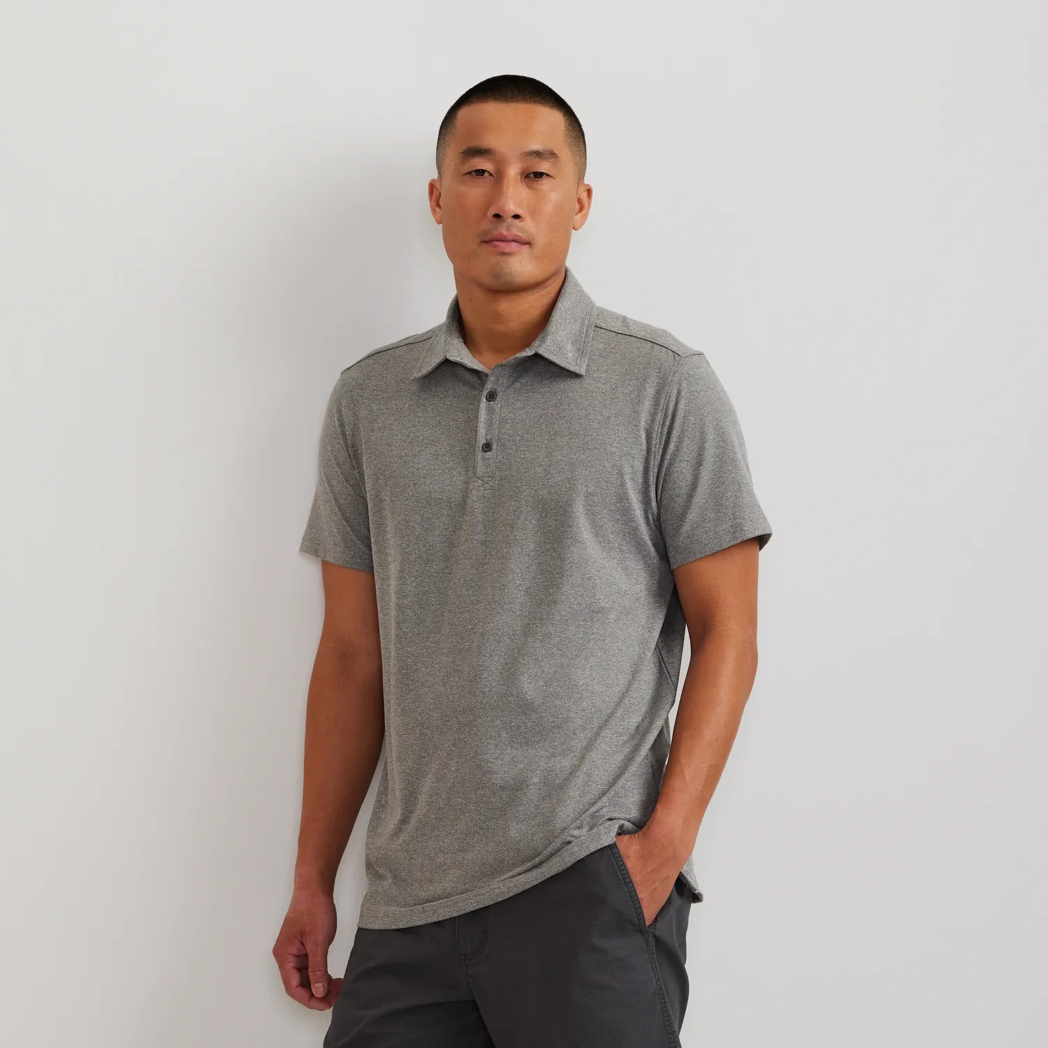 Eddie Bauer Mountain Trek 2.0 polo barbati Blue Fog