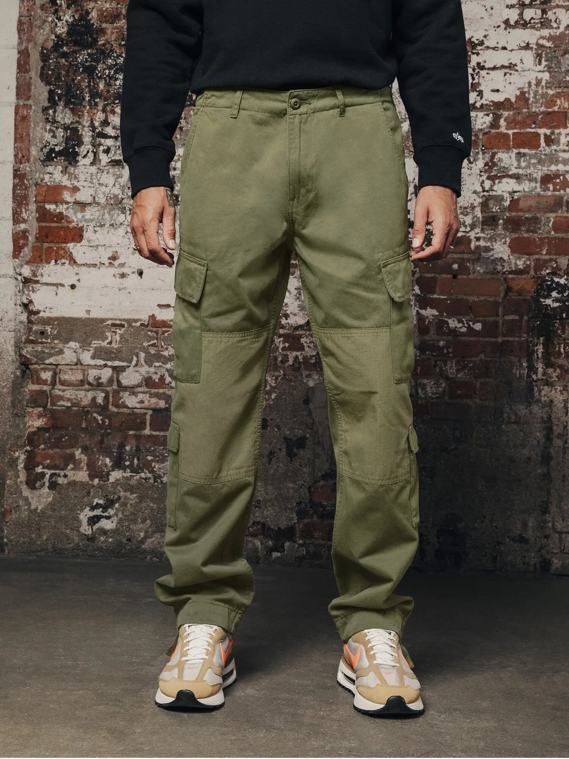 Alpha Industries ACU Pant pantaloni cargo dark olive bumbac