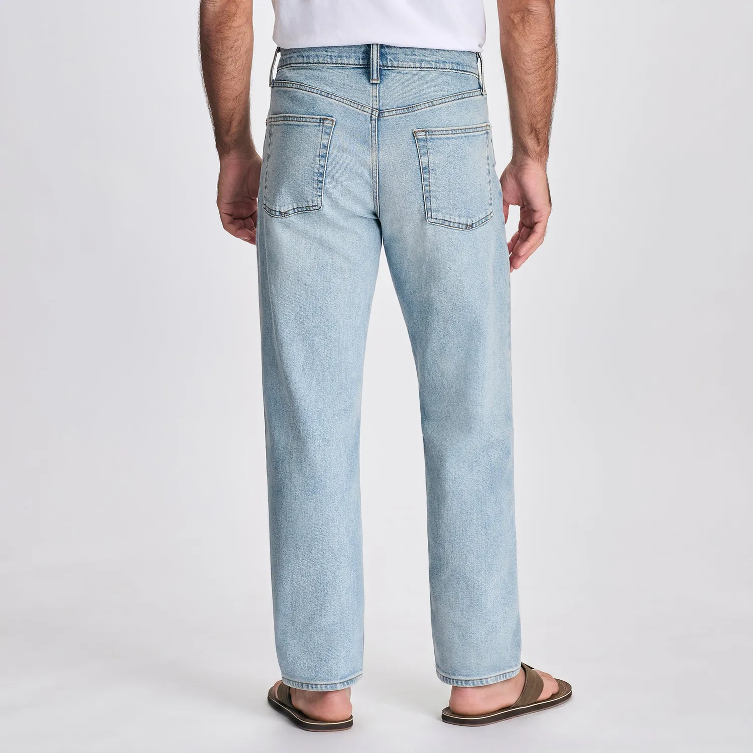 Eddie Bauer Heritage Loose Fit Jeans blugi Pacific Blue largi