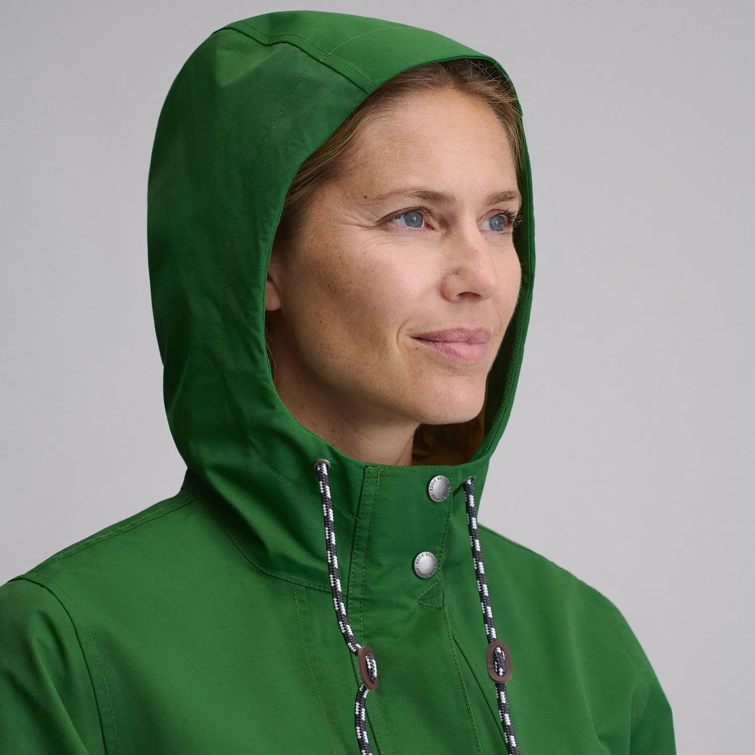 Eddie Bauer Charly Waterproof Hooded Rain Parka palton dama impermeabil lung