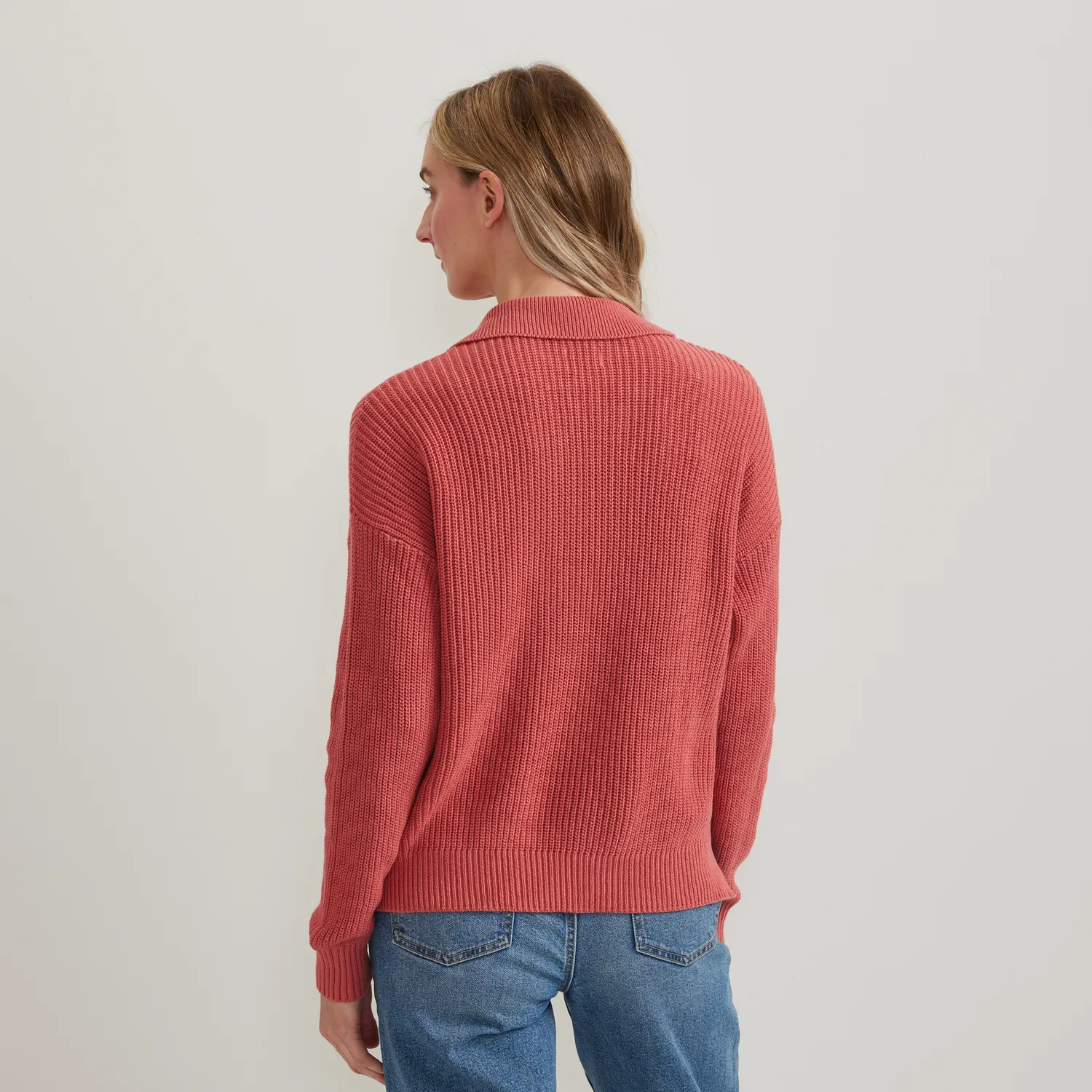 Eddie Bauer Johnny Collar pulover damă oatmeal