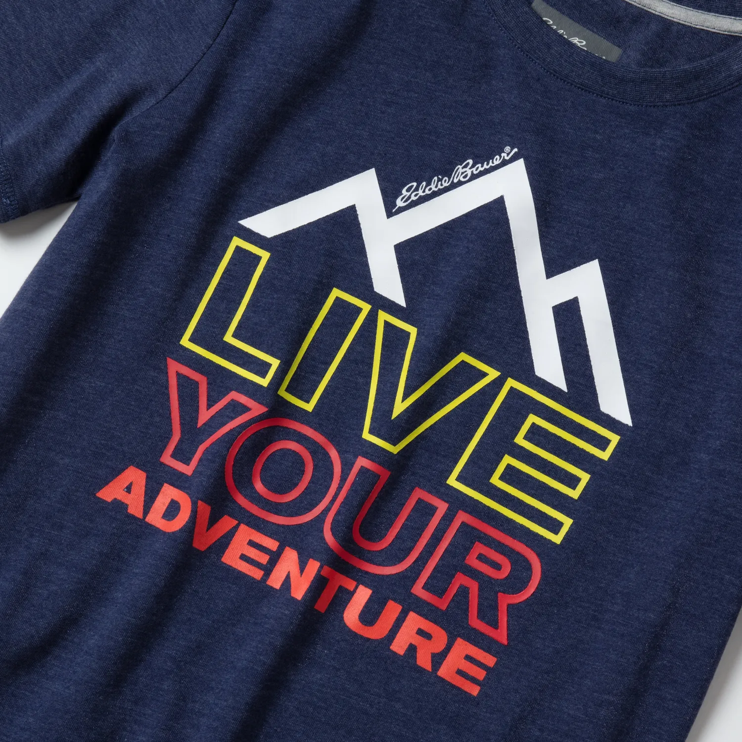 Eddie Bauer Boys Graphic tricou gri bumbac cu imprimeu