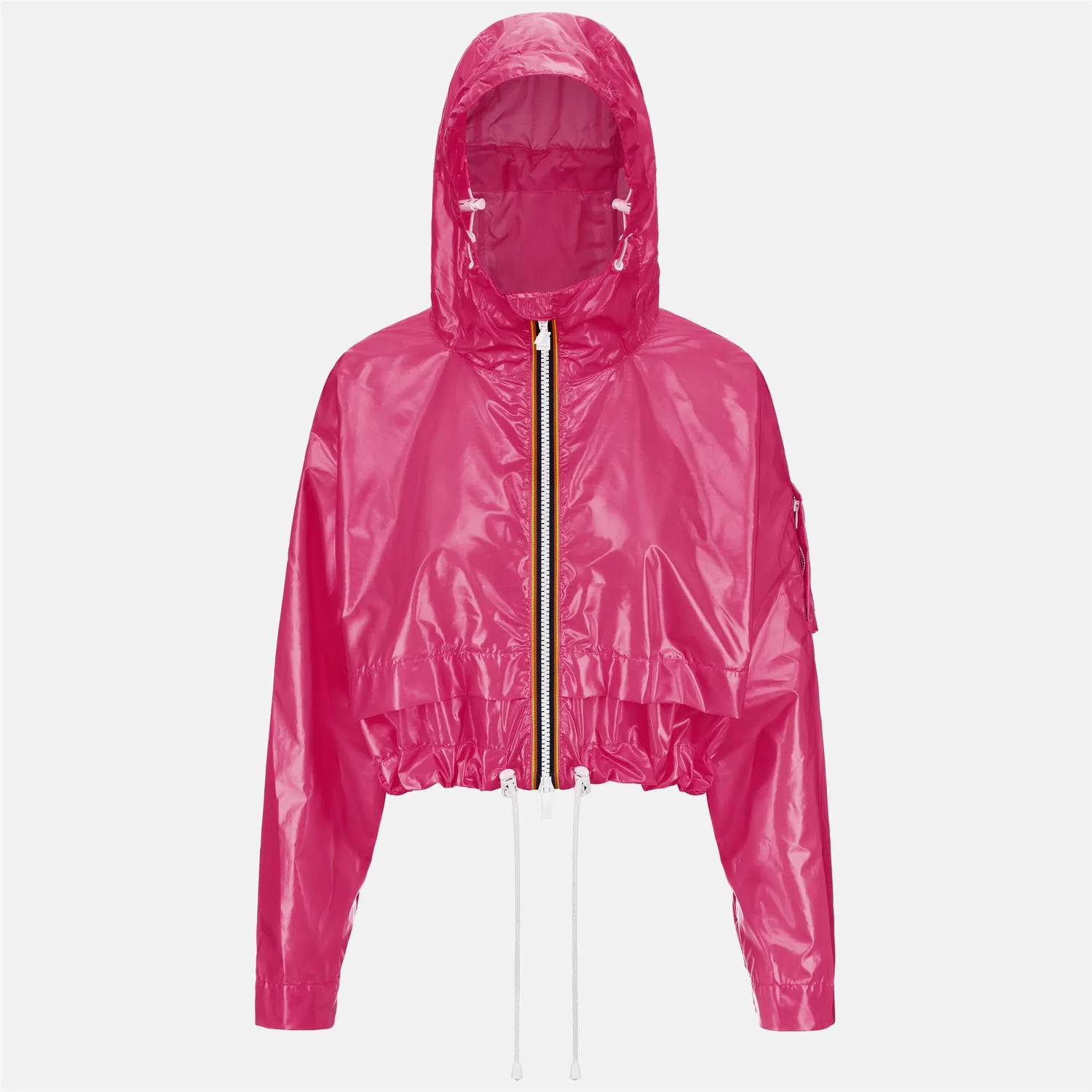 K-Way Cropel Light geaca dama roz Peacock scurta