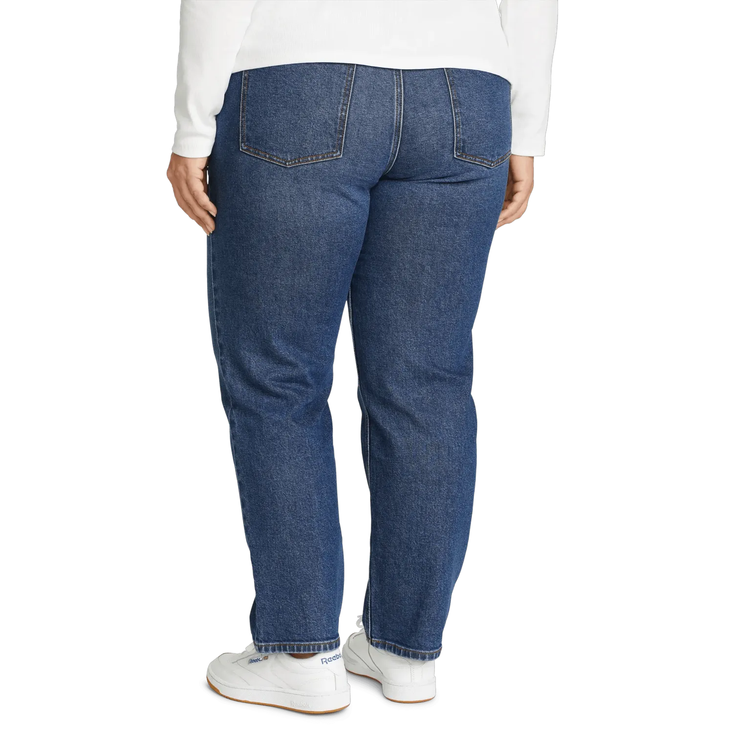 Eddie Bauer Authentic blugi dama drepti talie inalta