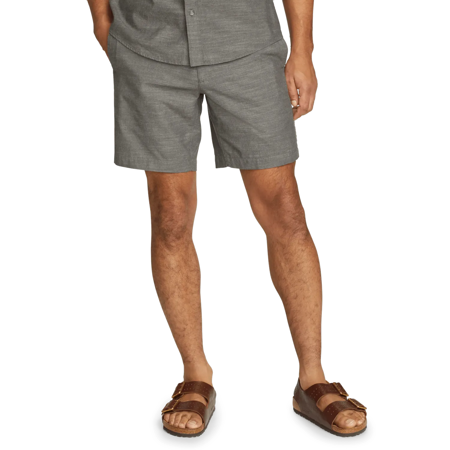 Eddie Bauer Camano Shorts pantaloni scurti barbati bej bumbac