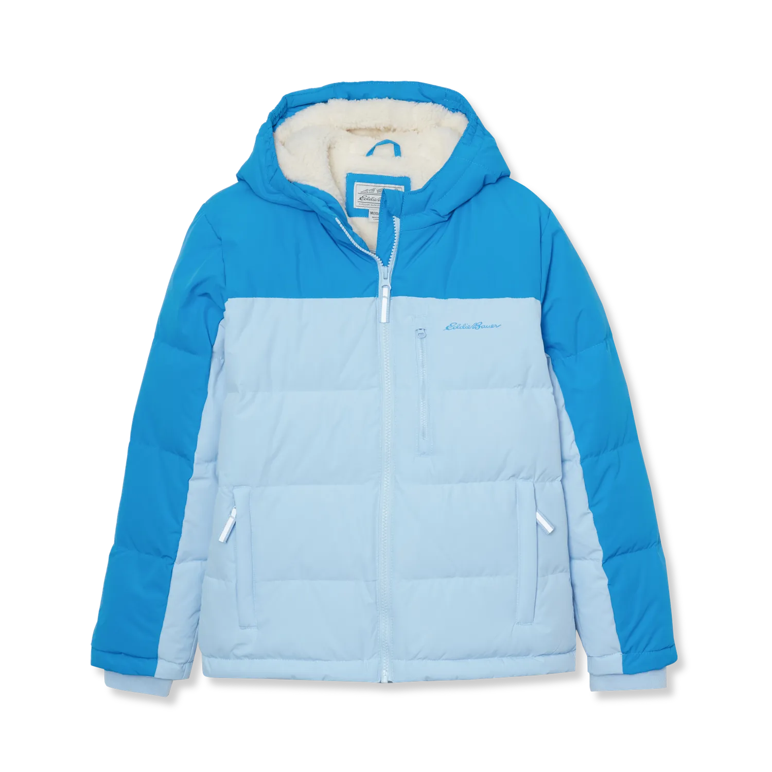 Eddie Bauer Classic geaca puf fete Peacoat cu gluga