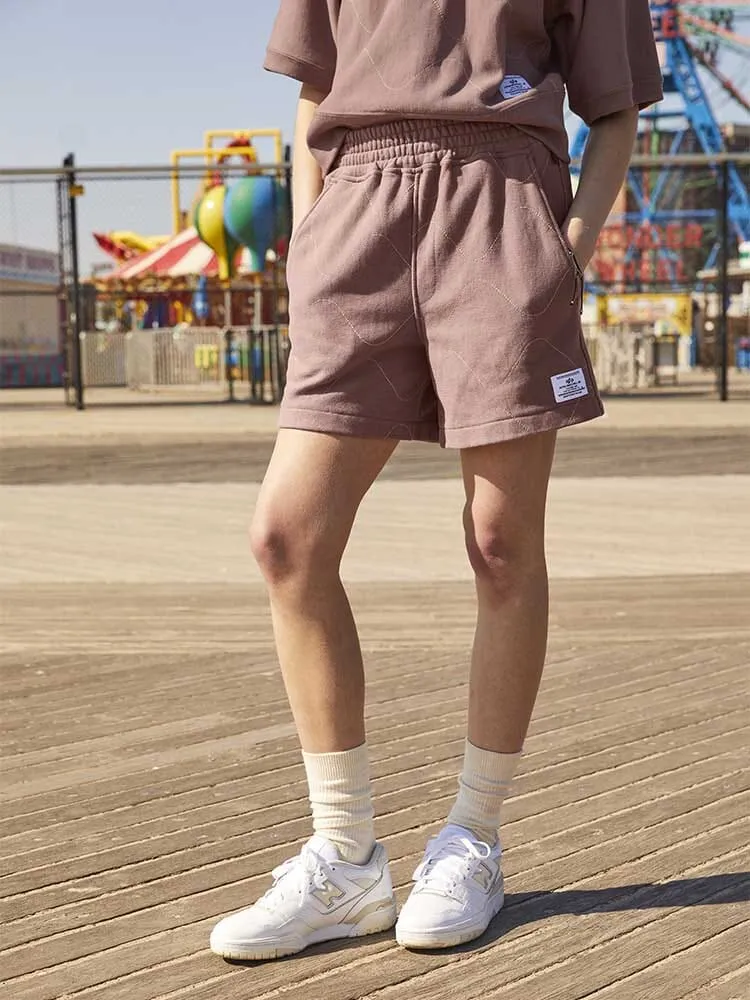 Alpha Industries Quilted sort dama mov praf matlasat