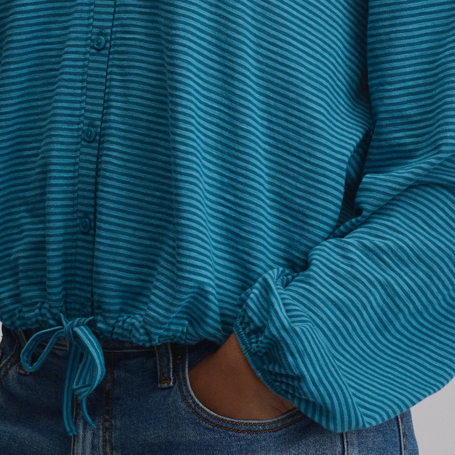 Eddie Bauer Long-Sleeve Button Front bluză damă mov călduroasă