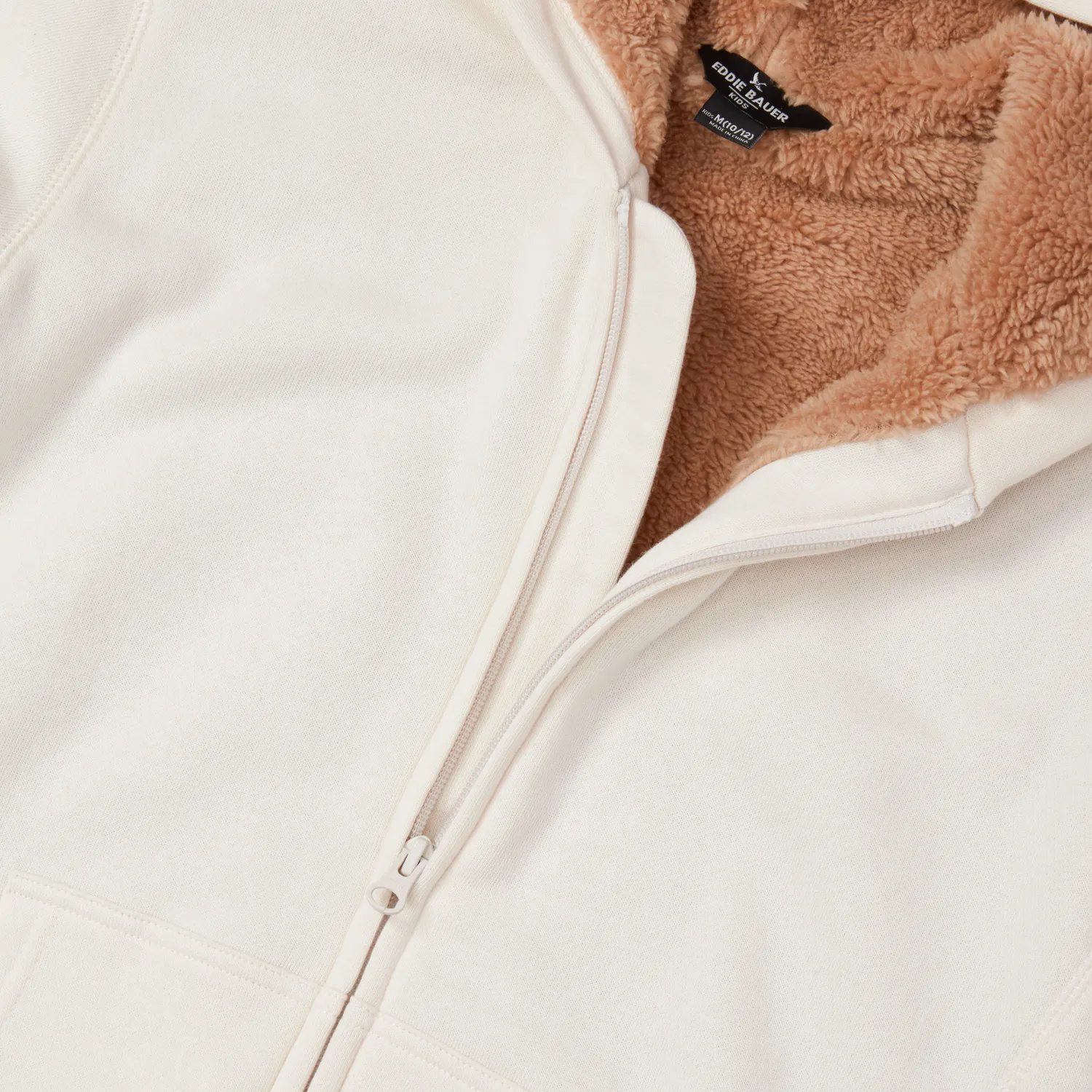 Eddie Bauer Camp Fleece hanorac baieti Cabernet calduros