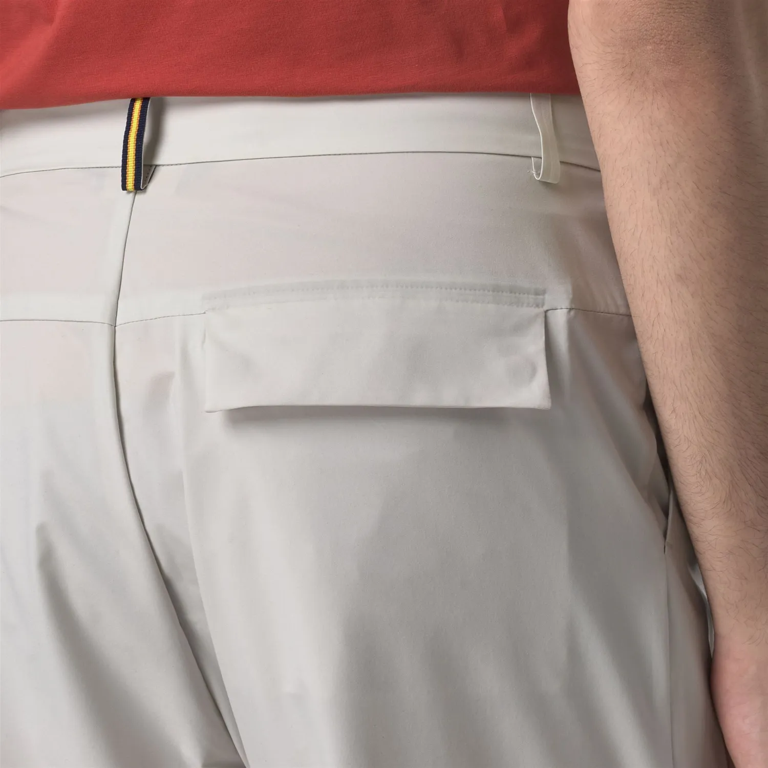 K-Way Elia Tech PL pantaloni chino barbati bej impermeabili