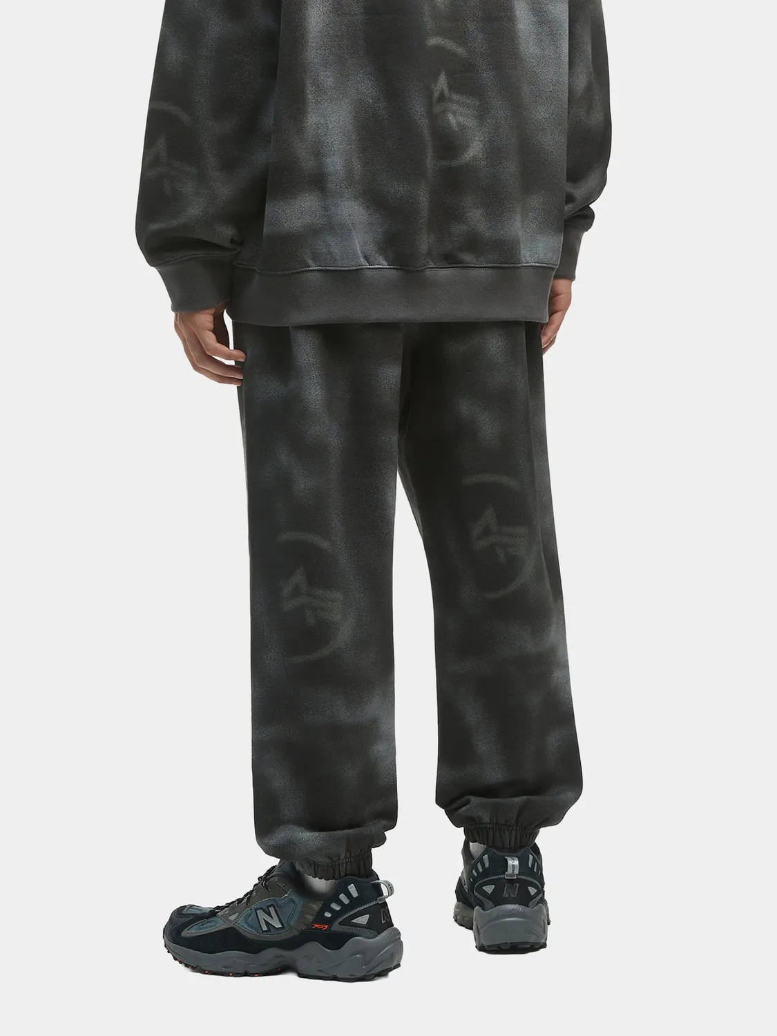 Alpha Industries UNFRM Washed pantaloni trening gri bumbac