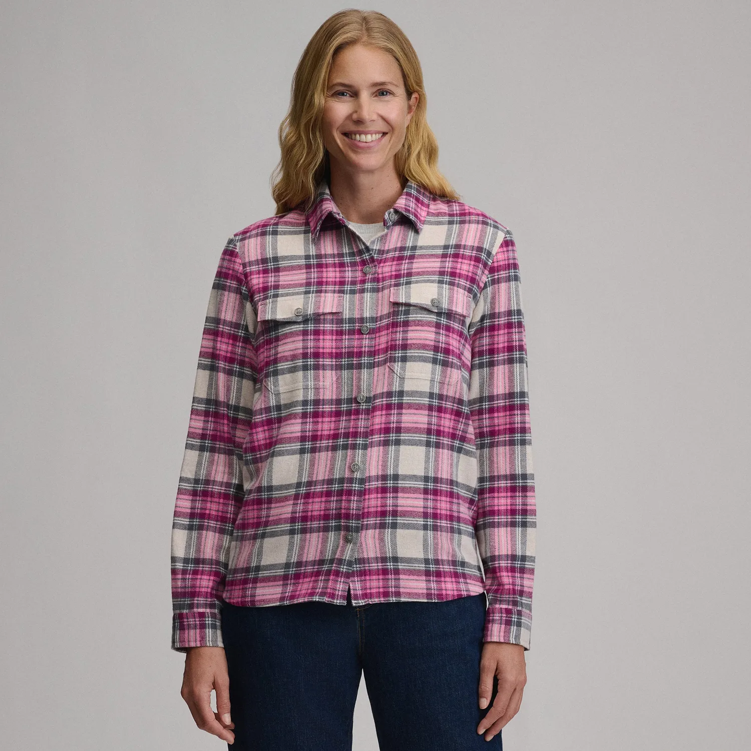 Eddie Bauer Heritage Soft camasa flanel dama Mint carouri