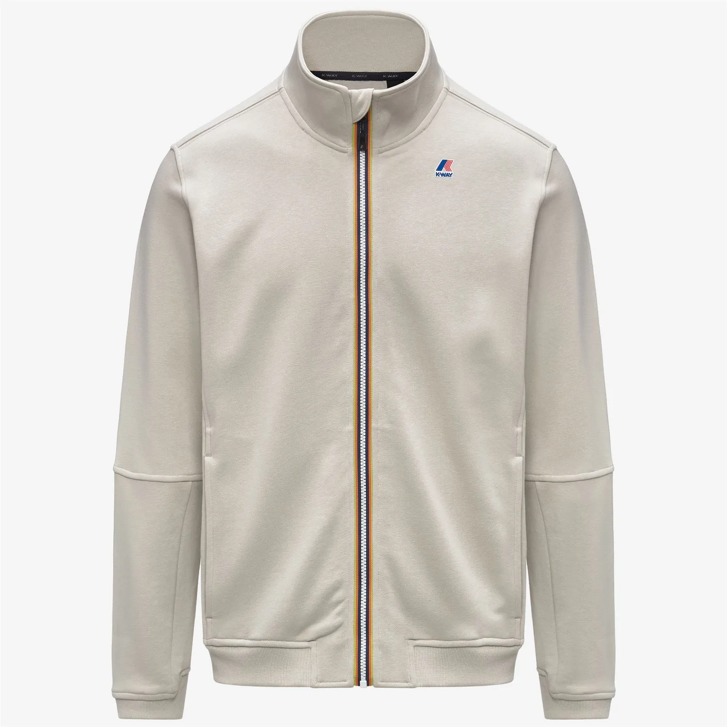 K-Way Pepin Poly Cotton hanorac fleece bej fermoar