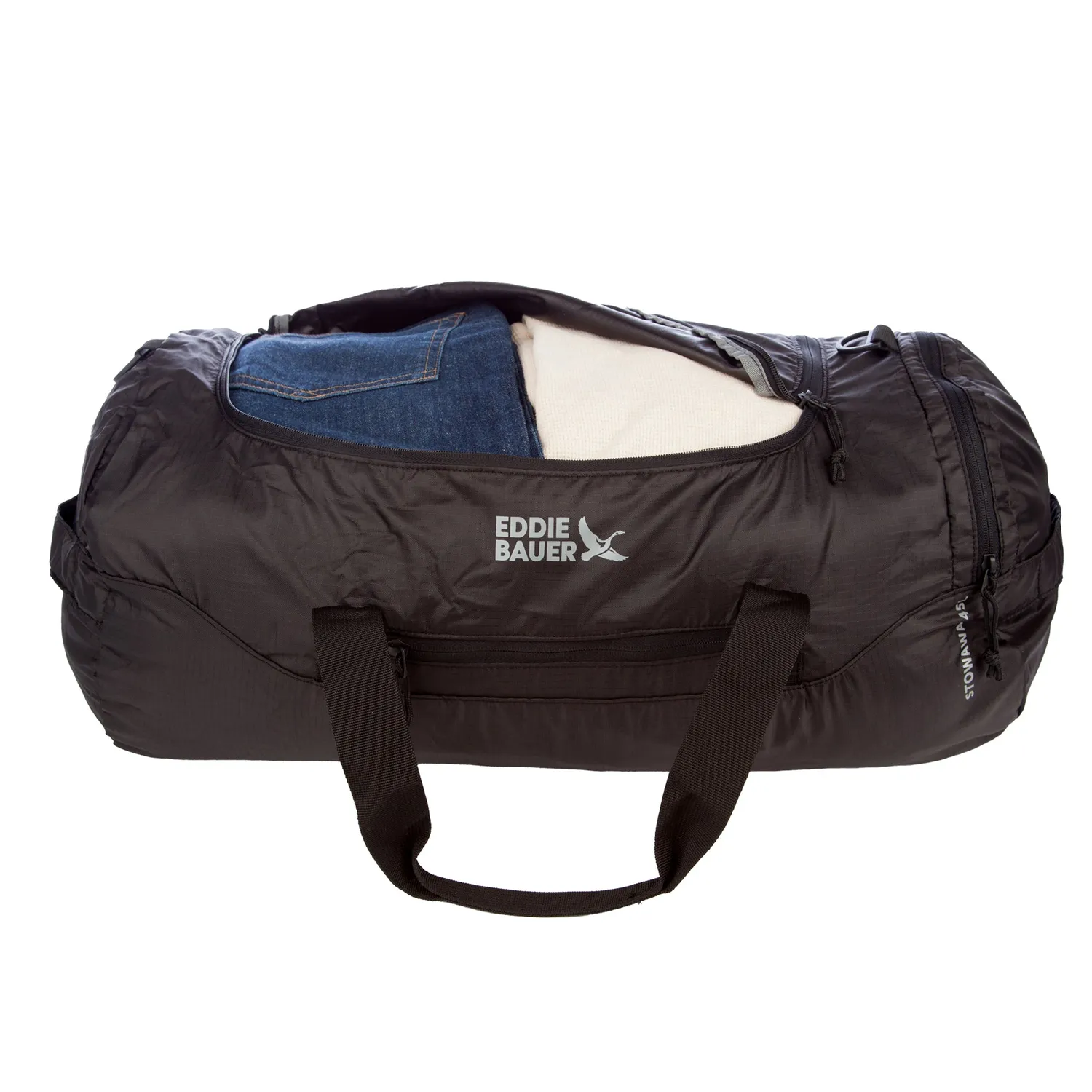 Eddie Bauer Stowaway 45L geanta voiaj Onyx impermeabila