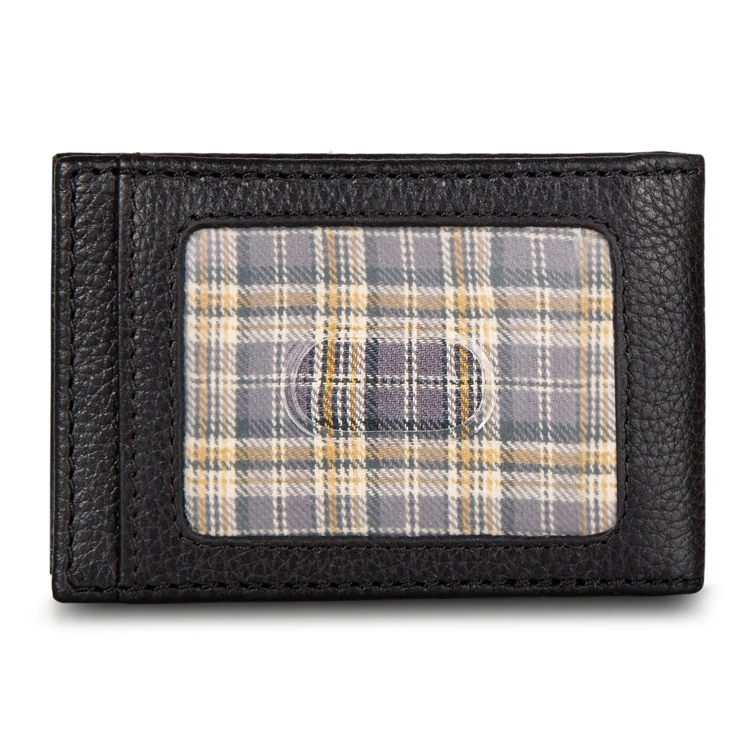 Eddie Bauer Signature portofel piele negru cu clips RFID