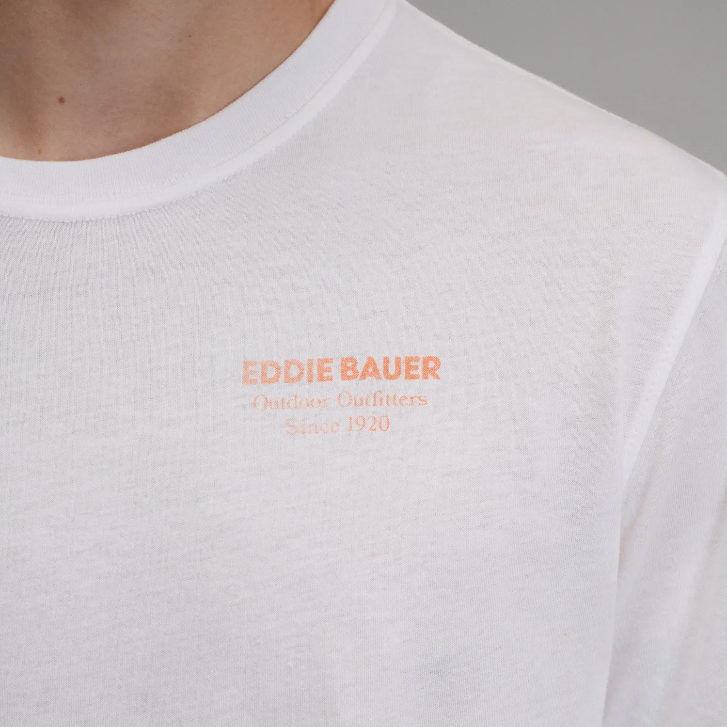Eddie Bauer Goose Reissue tricou bărbați alb bumbac