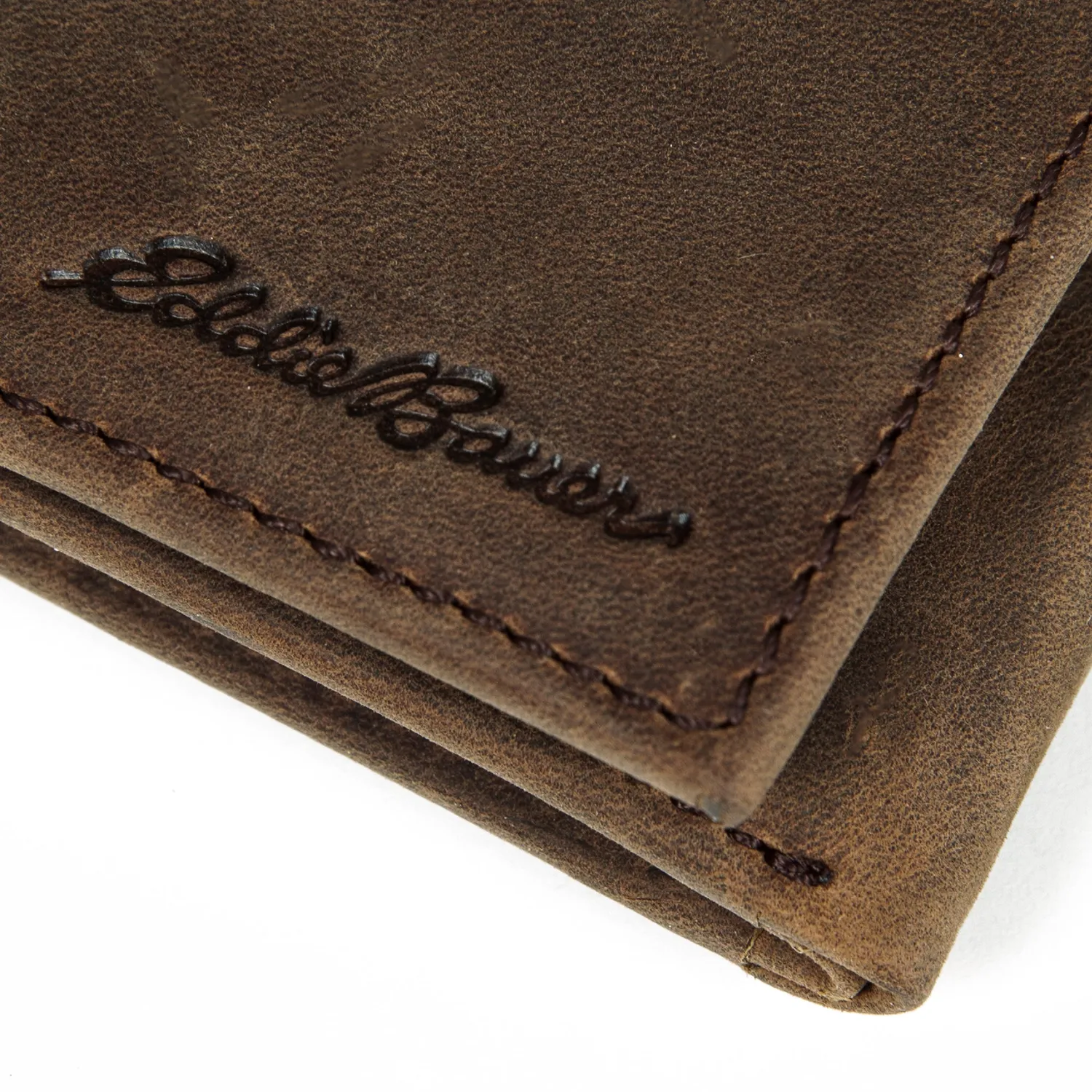 Eddie Bauer Trifold portofel piele Tan RFID