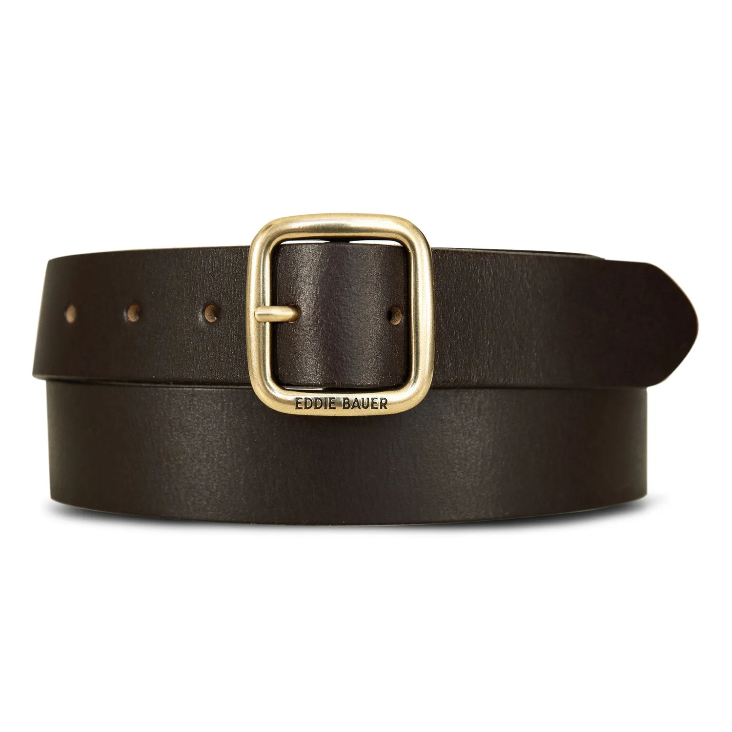 Eddie Bauer Center Bar curea dama neagra piele 35mm
