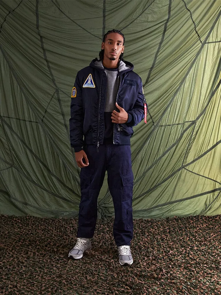 Alpha Industries NASA MA-1 Gen II geacă bomber Replica Blue