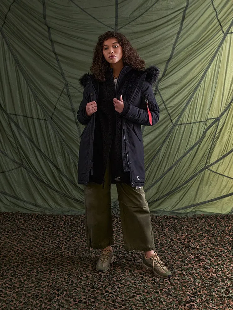 Alpha Industries Elyse Gen II parka dama negru ger