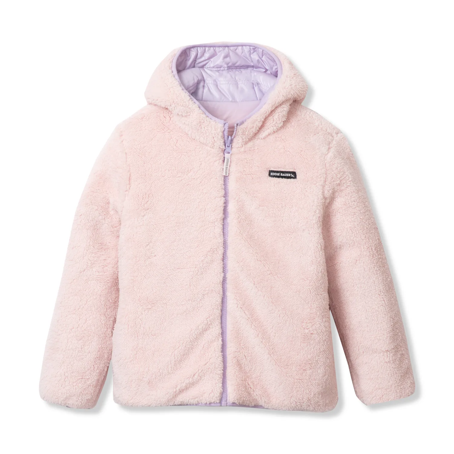 Eddie Bauer Deer Harbor Reversible Hooded geaca Blush fete
