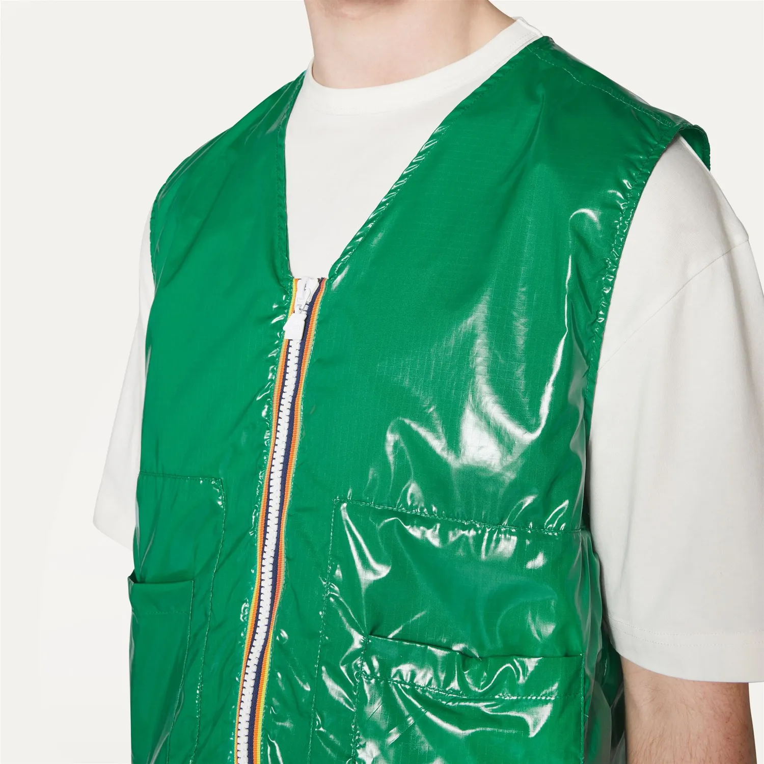 K-Way Barnel K6116XW vesta verde ripstop subtire