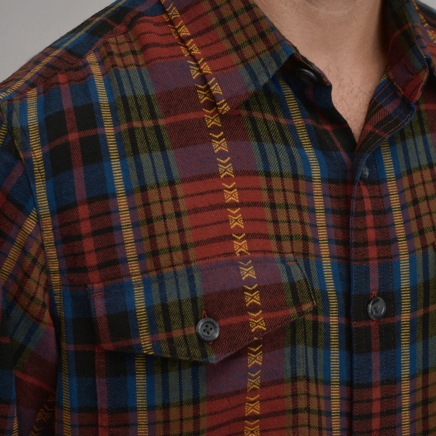 Eddie Bauer Cabin camasa flanel Sea Glass calduroasa