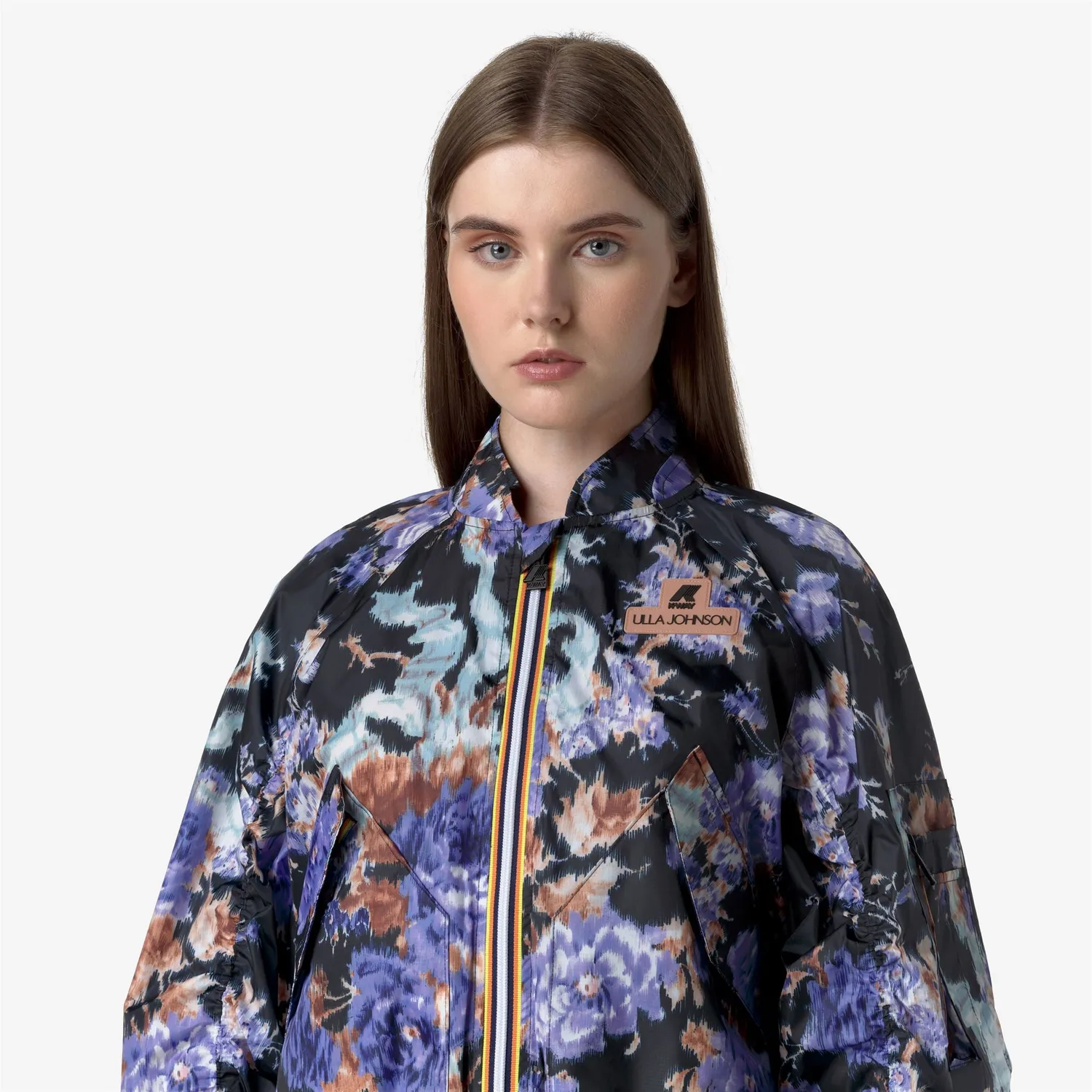 K-Way Asa Graphic UJ bomber cobalt impermeabil