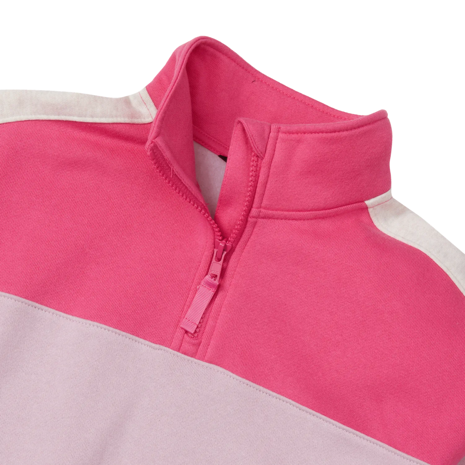 Eddie Bauer Camp Fleece 1/4 Zip bluza fete roz calduroasa