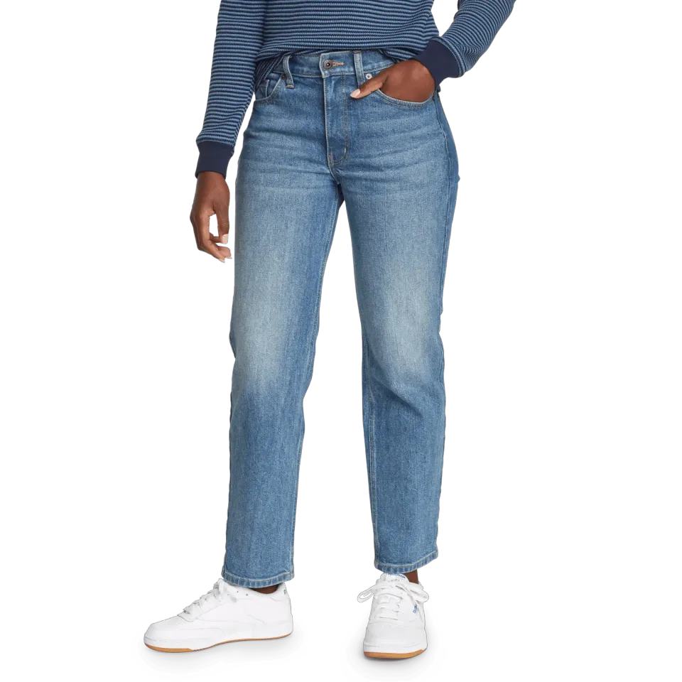 Eddie Bauer Authentic blugi dama drepti talie inalta