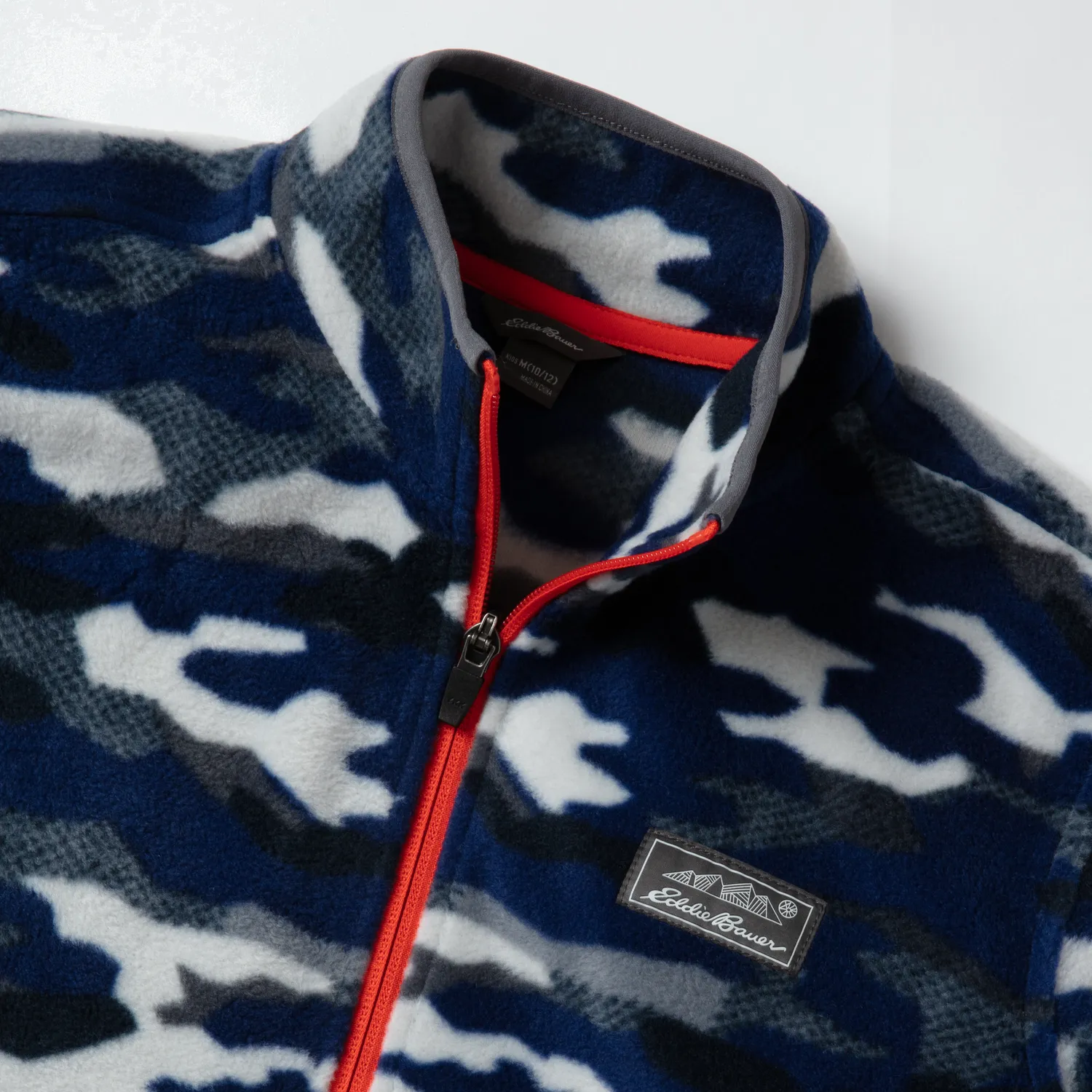 Eddie Bauer Quest Fleece hanorac baieti Green Camo