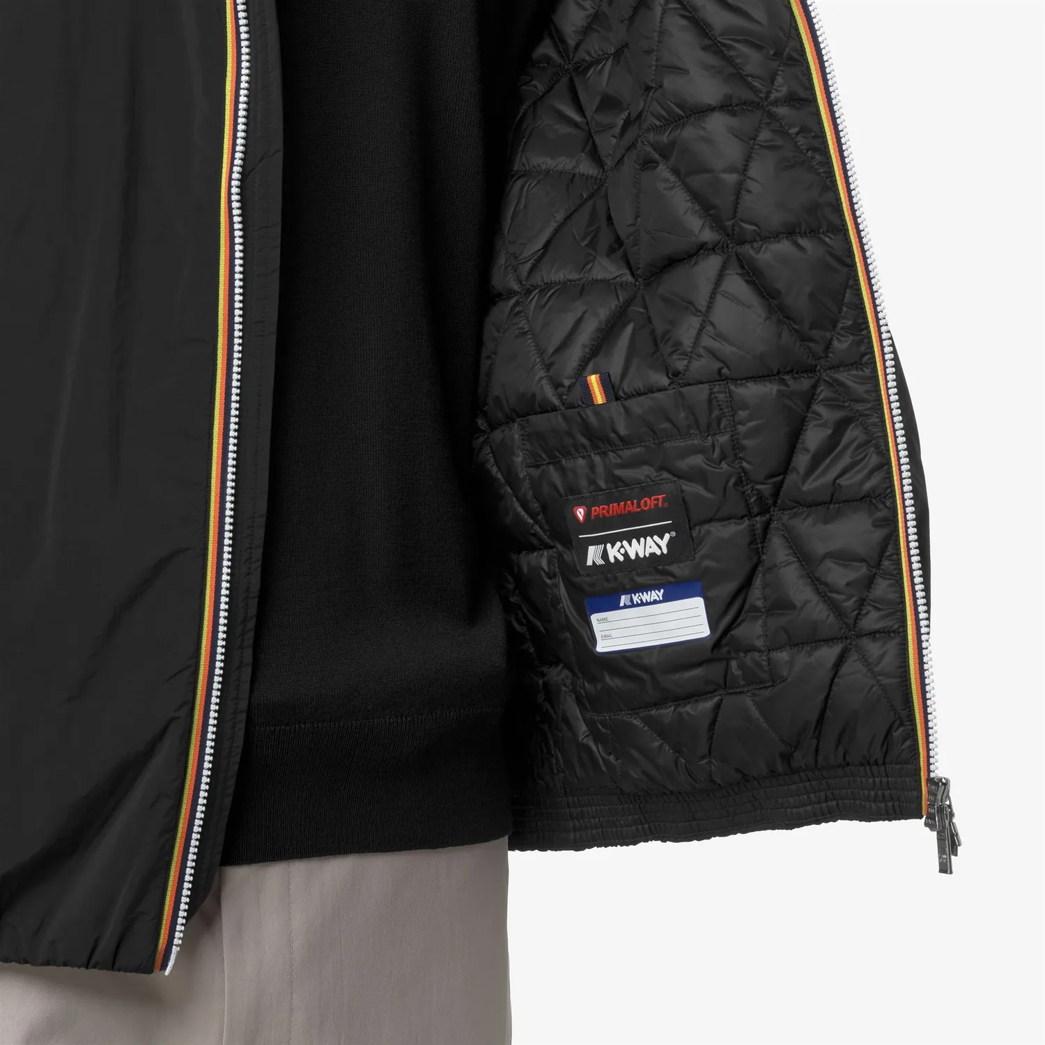 K-Way Jack Plain Warm geacă bărbați negru matlasată