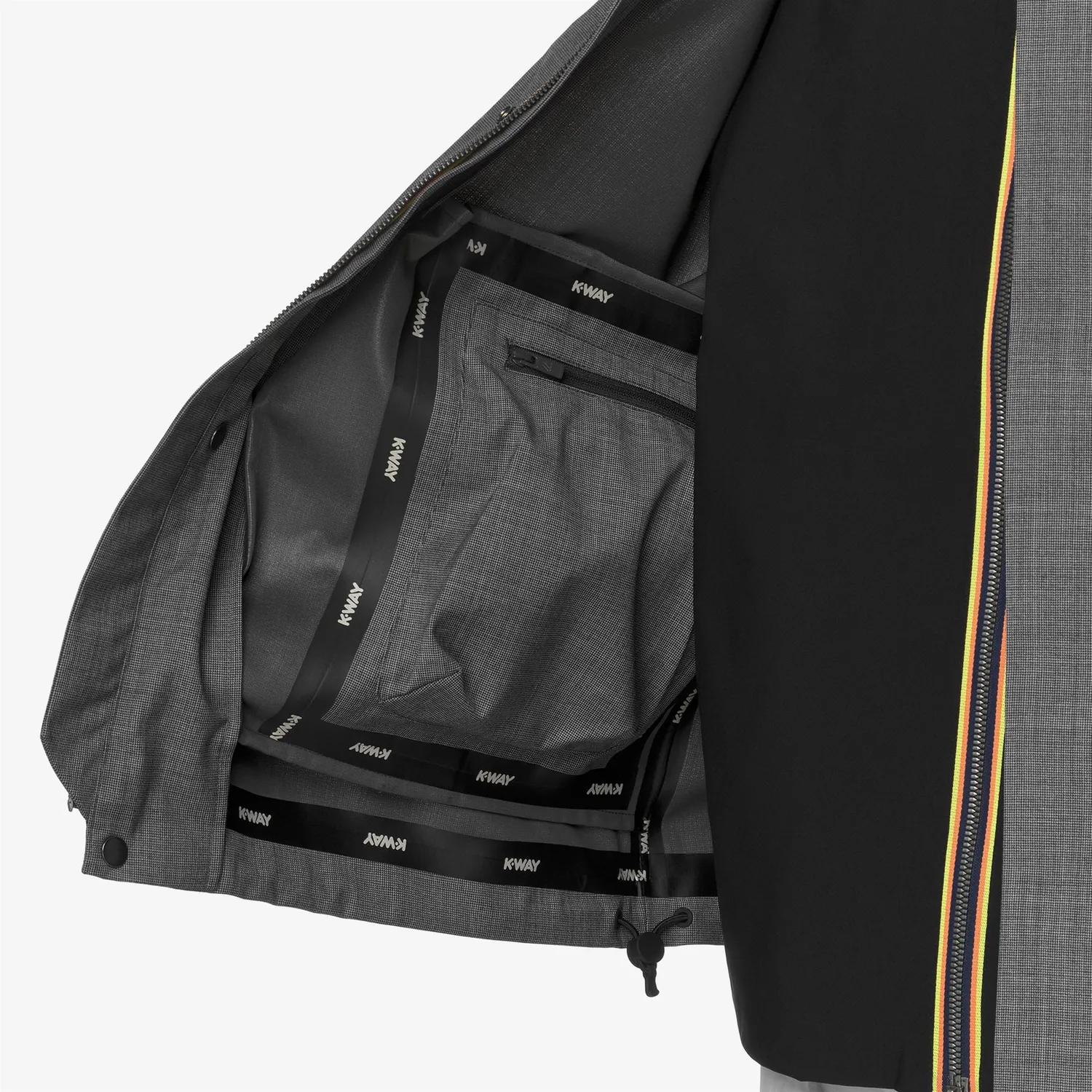 K-Way Louir 3L Wool geaca barbati scurta impermeabila
