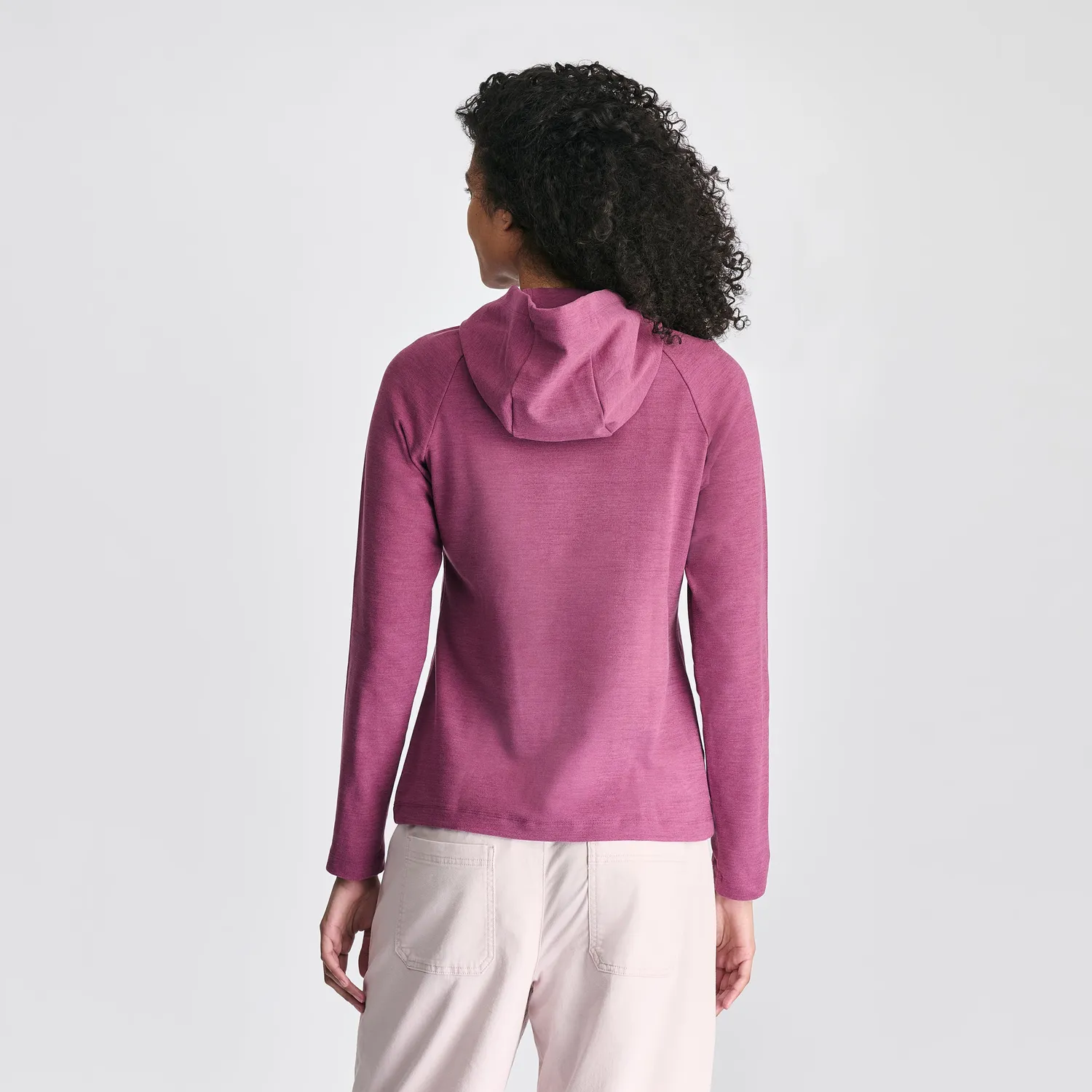 Eddie Bauer Quest Flex hanorac damă wine stretch 4 direcții