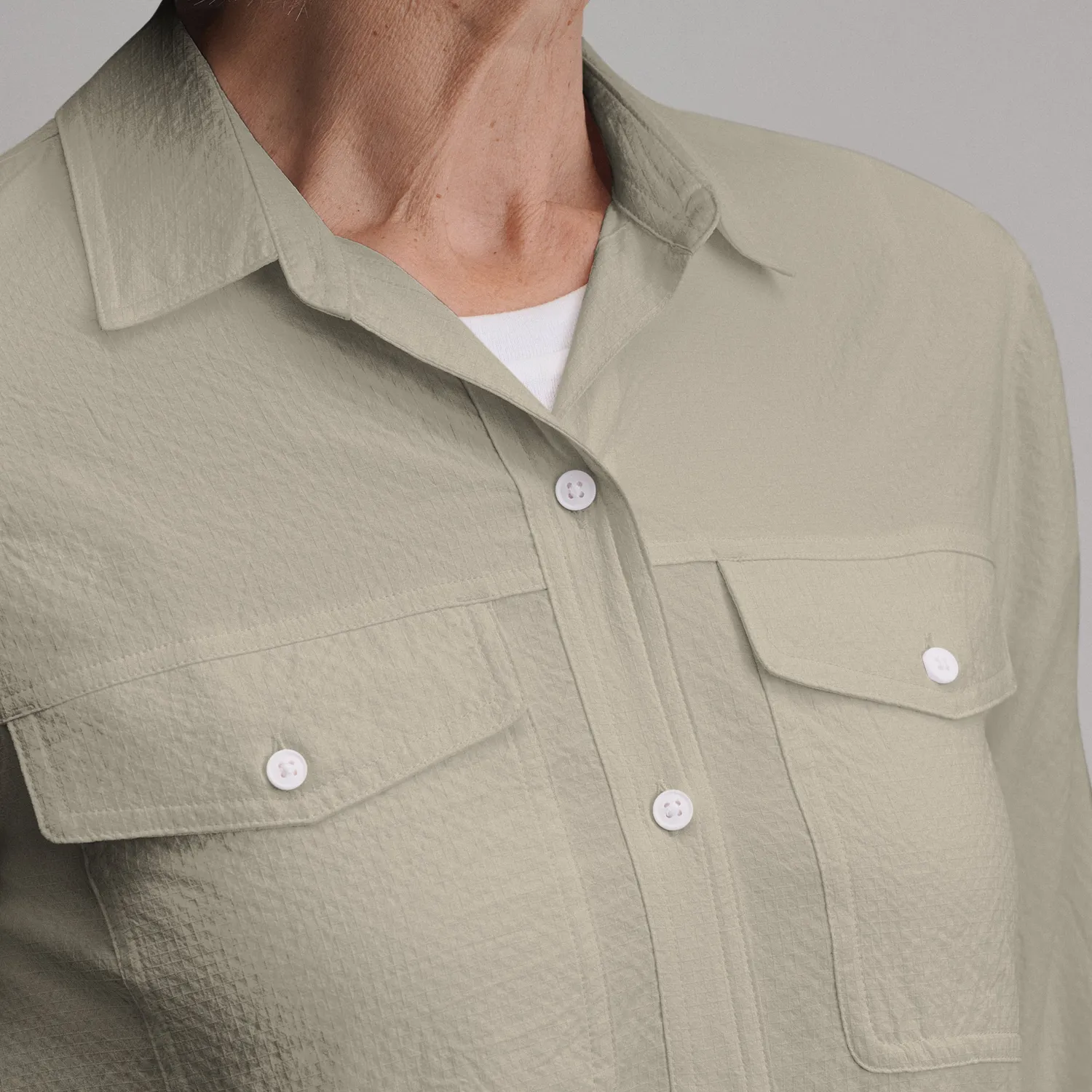 Eddie Bauer Mountain 3.0 cămașă damă Dusty Sage rapidă