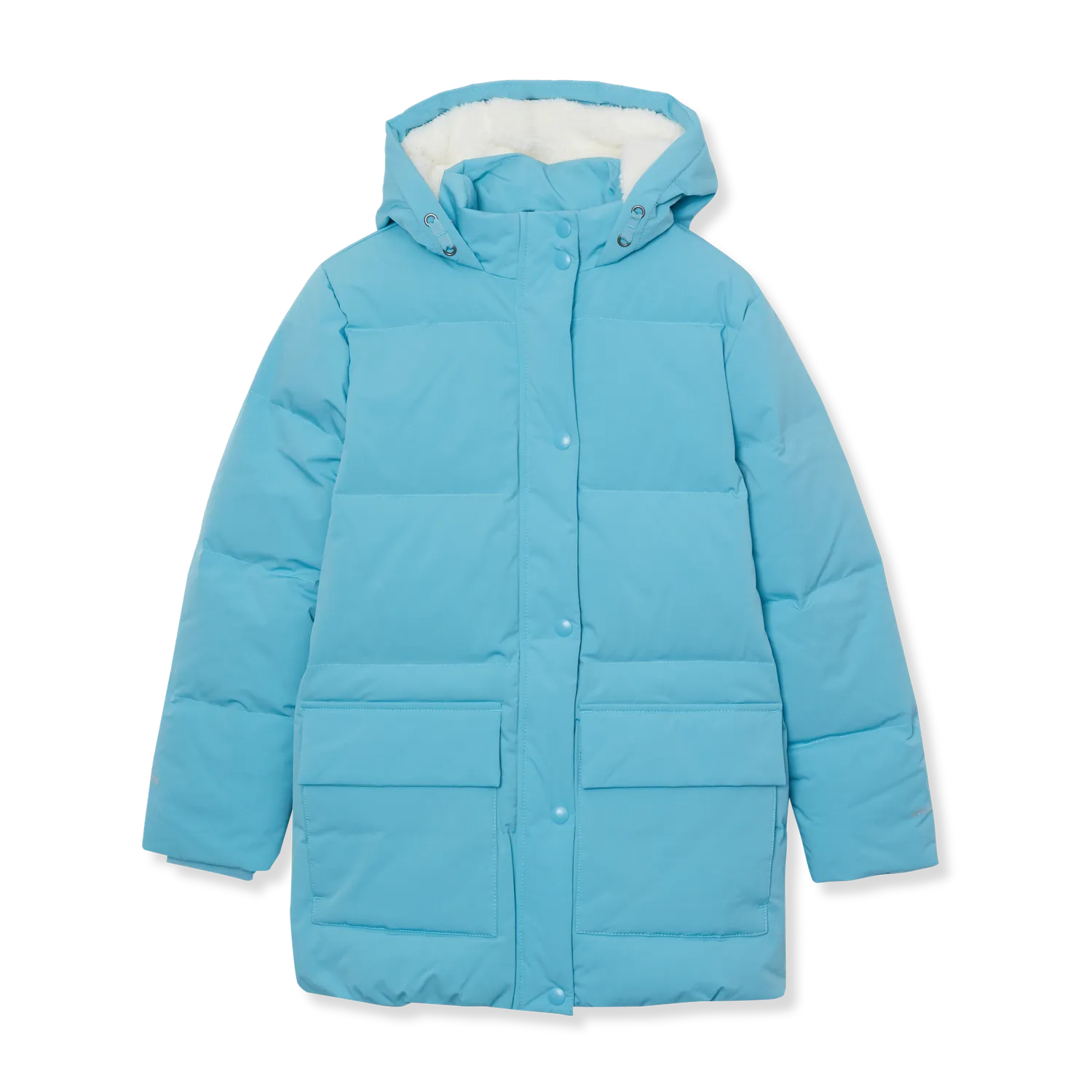 Eddie Bauer Down geaca fete albastra calduroasa