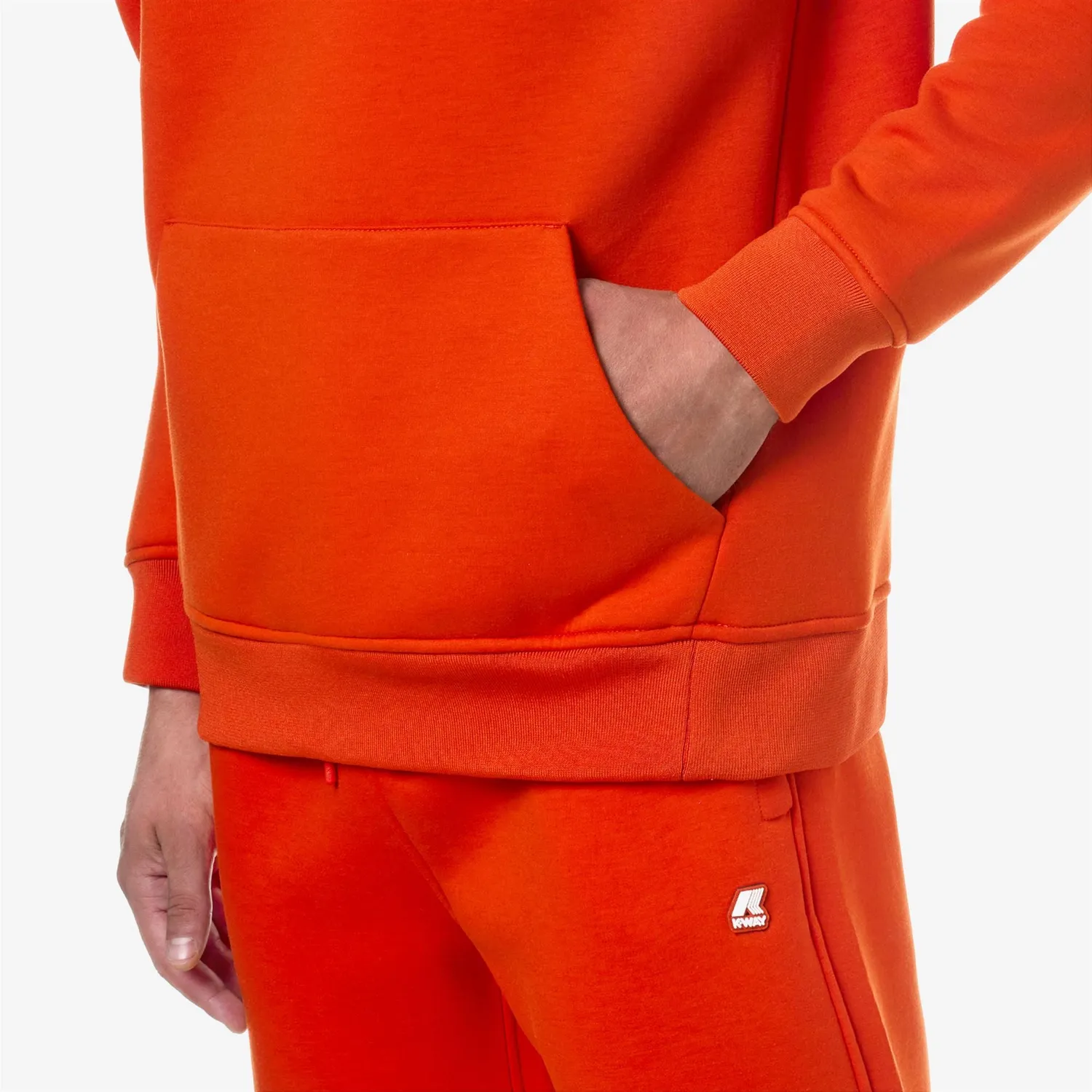 K-Way Bernie Spacer hanorac Orange Pumpkin cu gluga