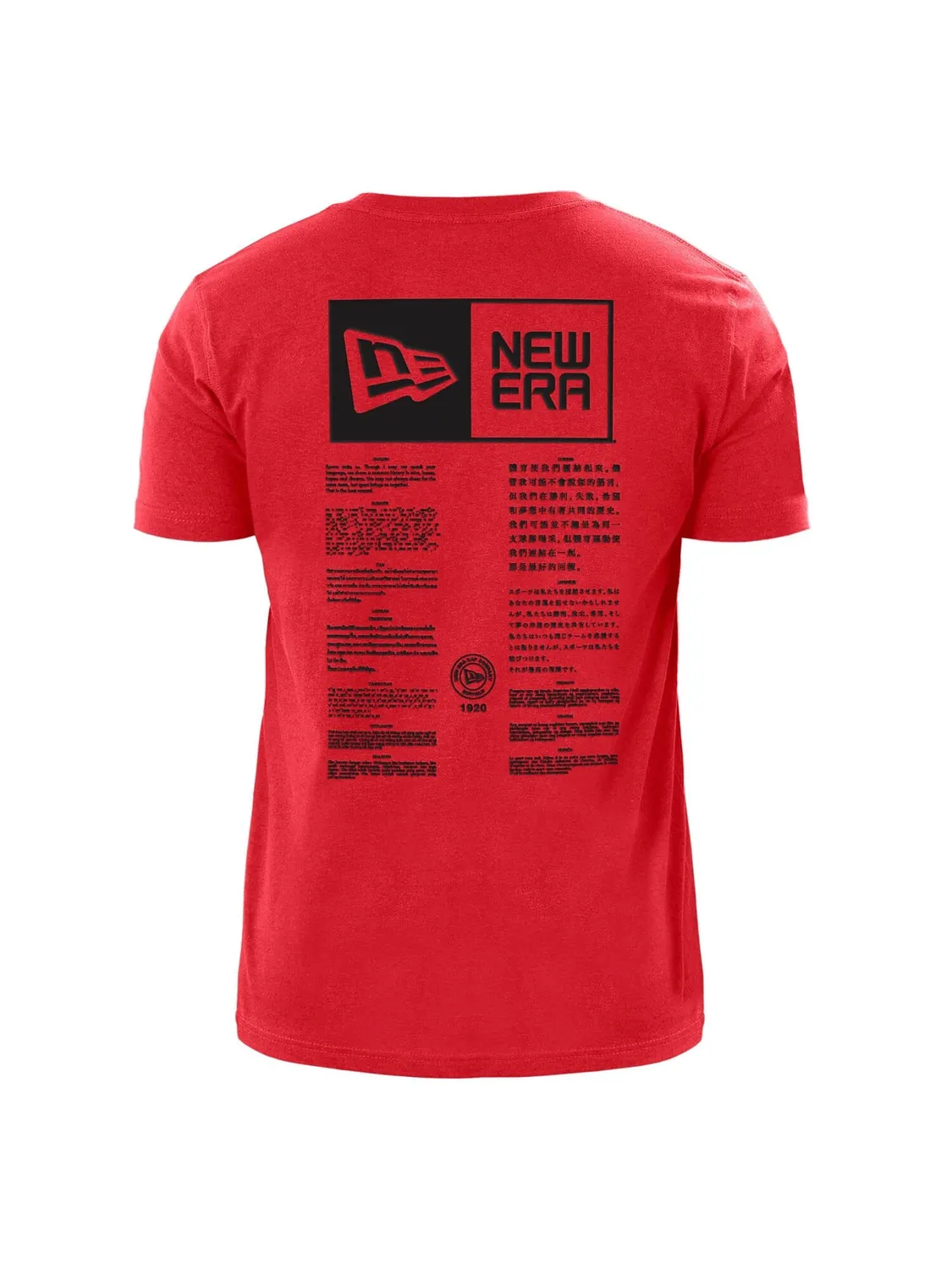 Alpha Industries Chiefs tricou roșu bumbac imprimeu mare