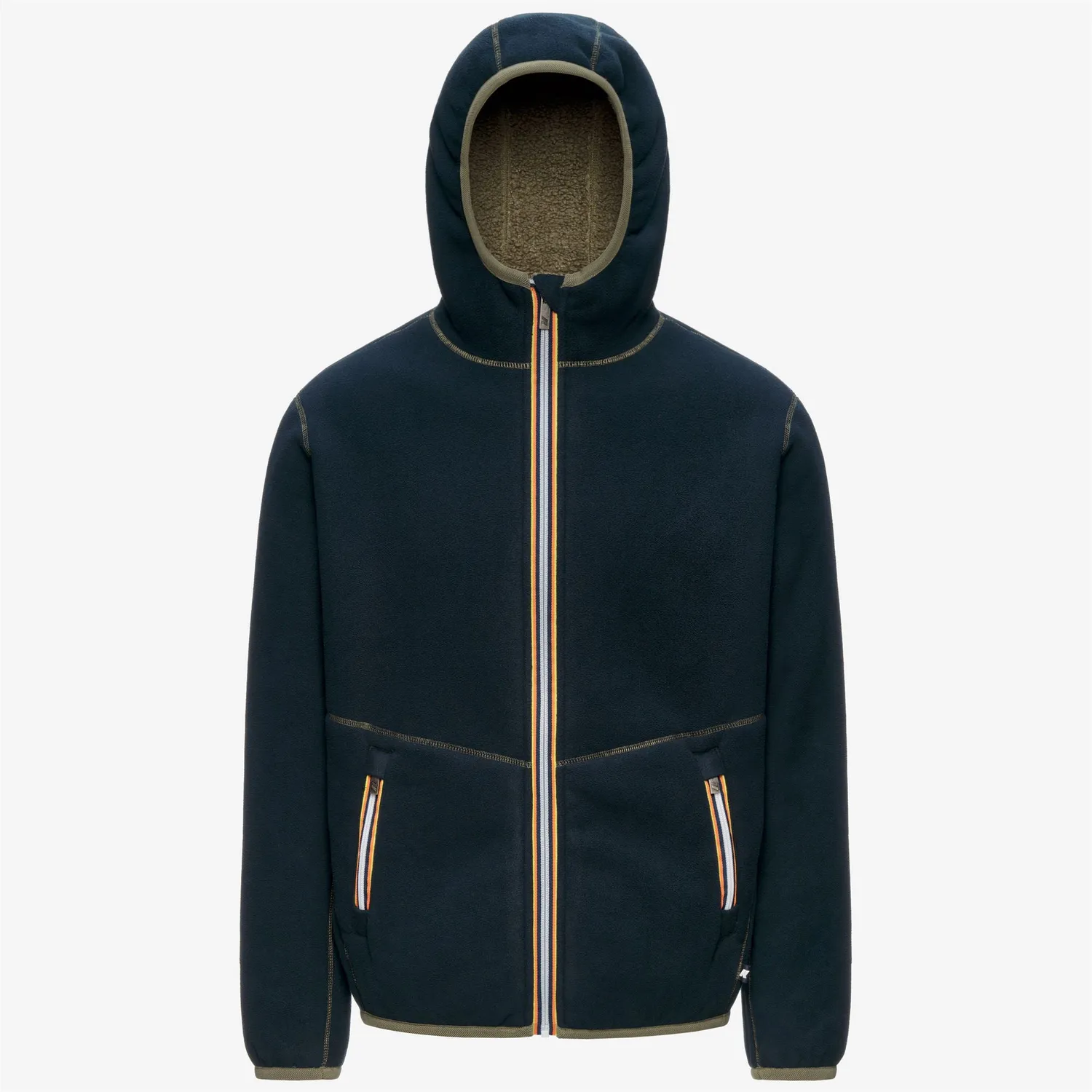 K-Way Jack Sherpa Polar geaca barbati reversibila calduroasa