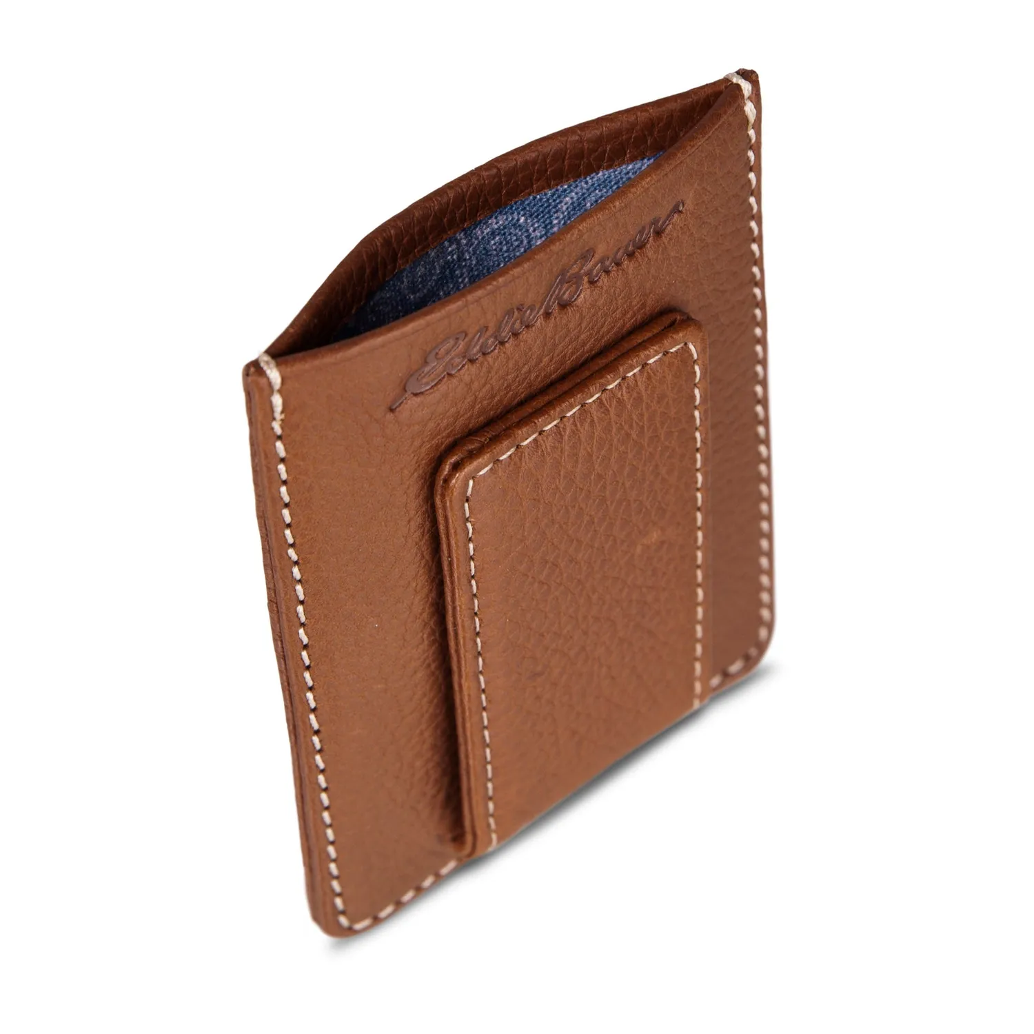 Eddie Bauer Signature portcard piele Tan magnetic