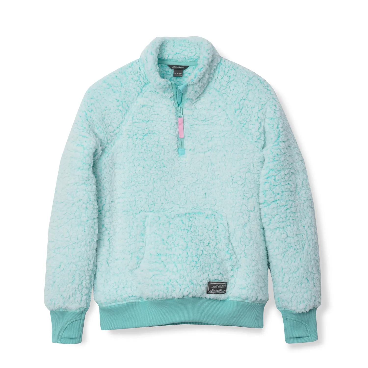 Eddie Bauer Fireside Plush 1/4 Zip bluză fleece fete călduroasă