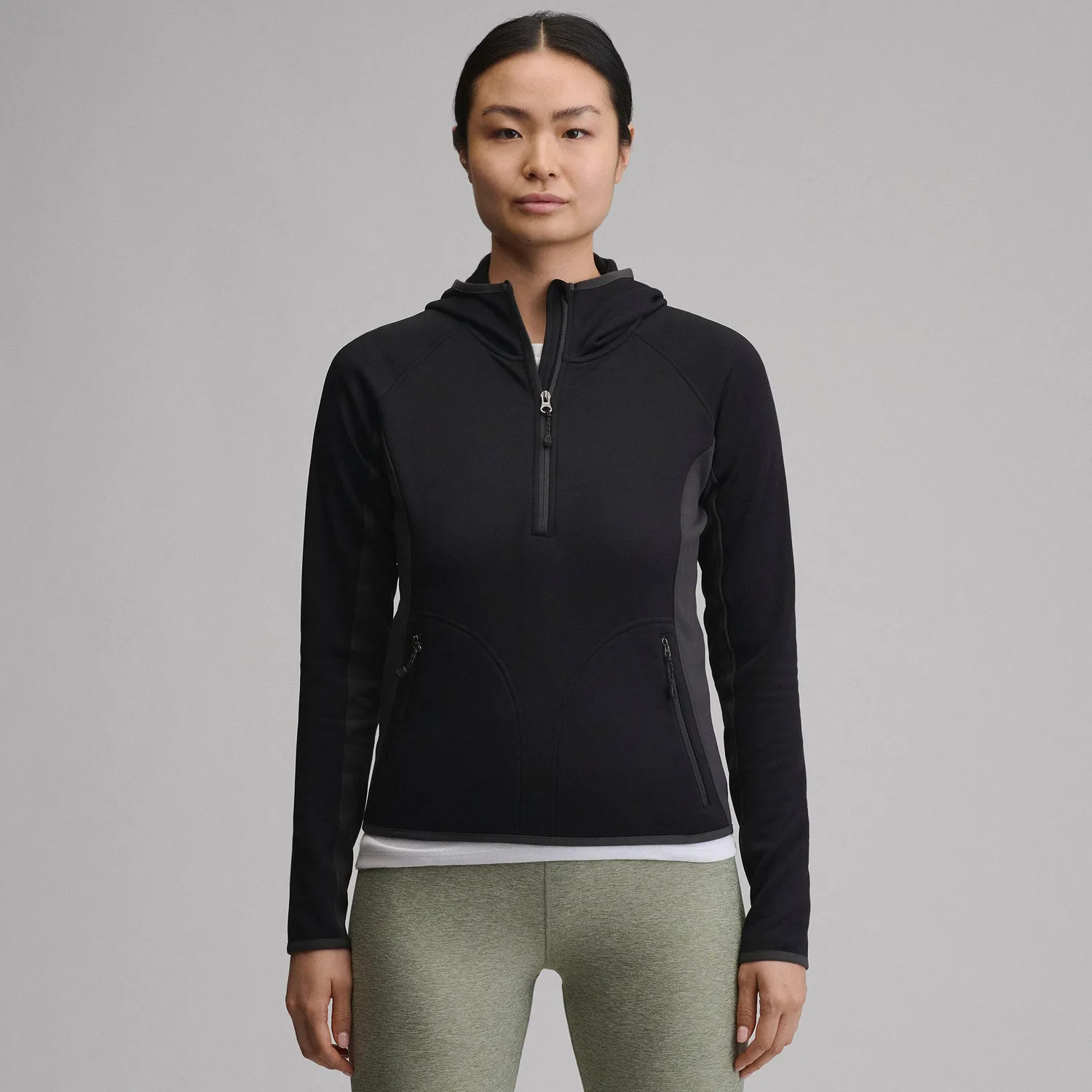 Eddie Bauer Pursuit Performance hanorac fleece Shell elastic