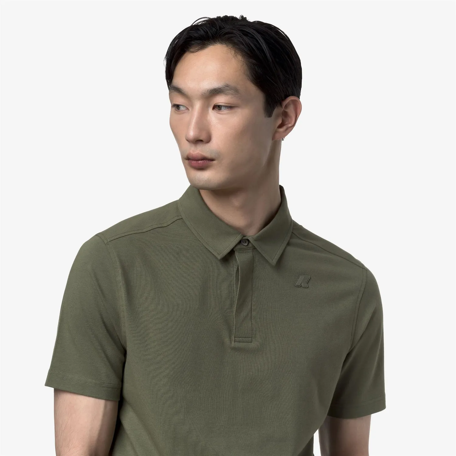 K-Way Viggo polo barbati verde bumbac stretch