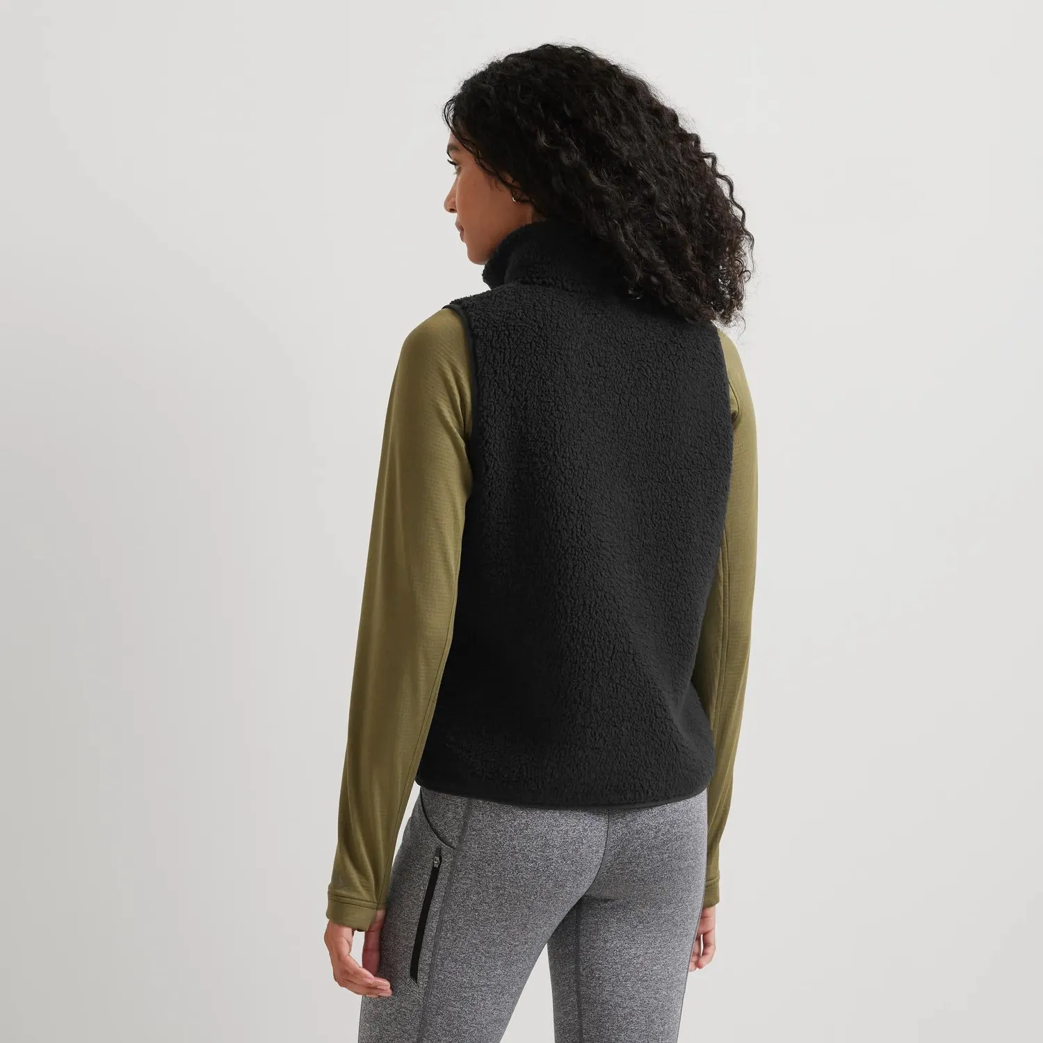 Eddie Bauer Chill Out vesta fleece neagra calduroasa