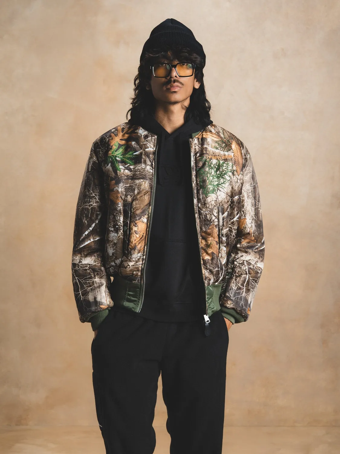 Alpha Industries MA-1 New Era Realtree geaca bomber sage camuflaj