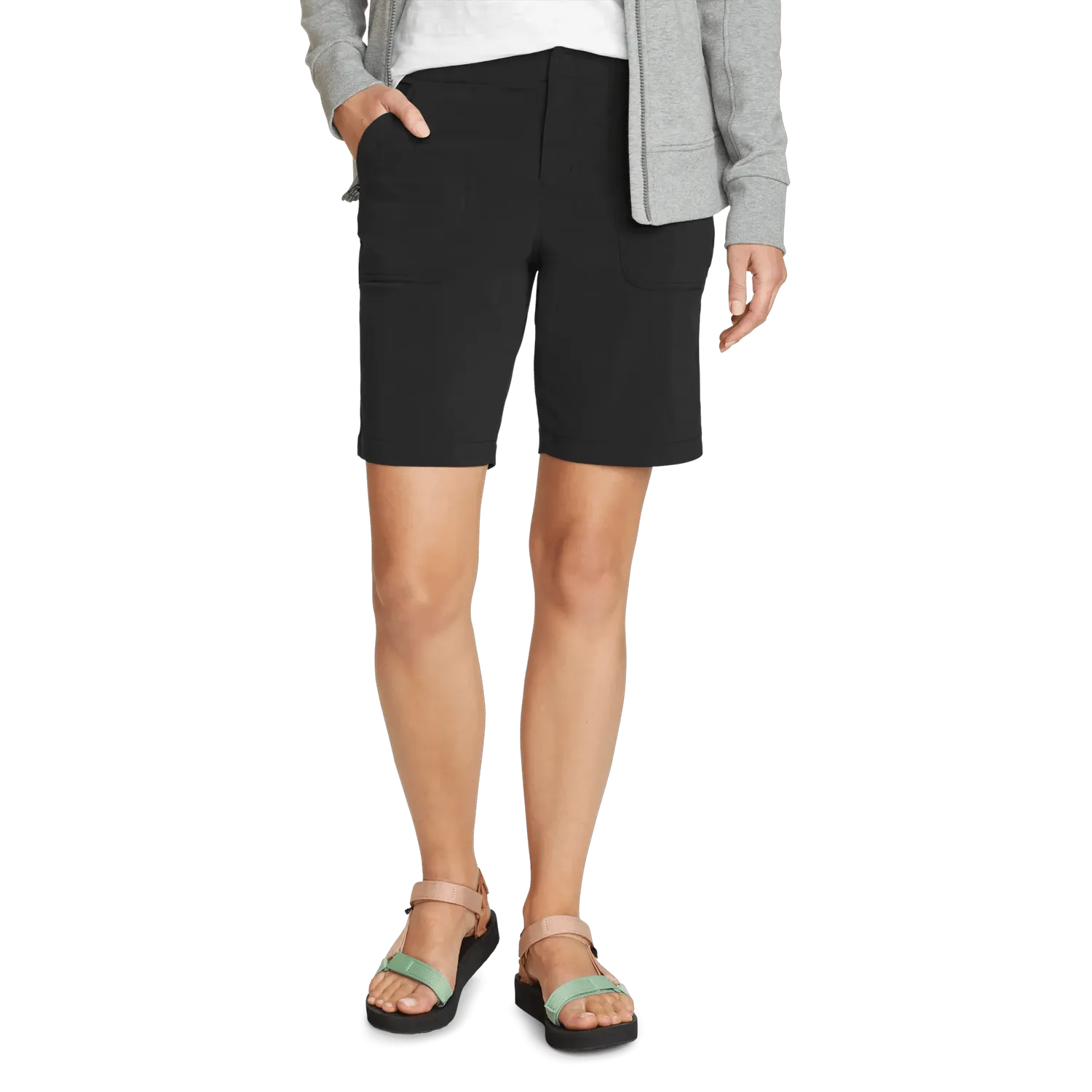 Eddie Bauer Horizon șort bermude gri talie normală
