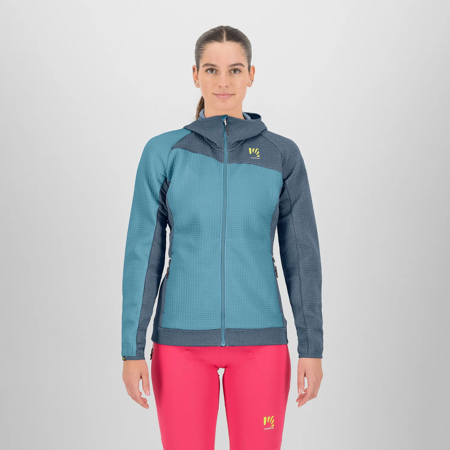 Karpos Averau W Full-Zip Hoodie fleece dama cu gluga