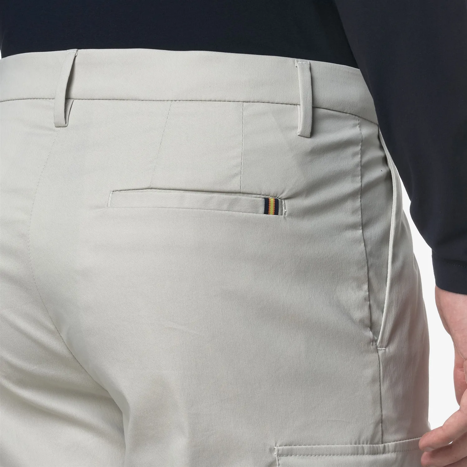 K-Way Serje Twill Tech pantaloni scurti barbati bej cargo