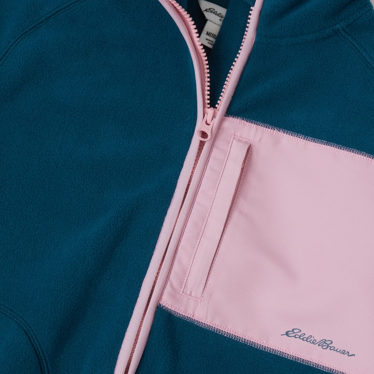 Eddie Bauer Quest Fleece geaca fleece albastra fete